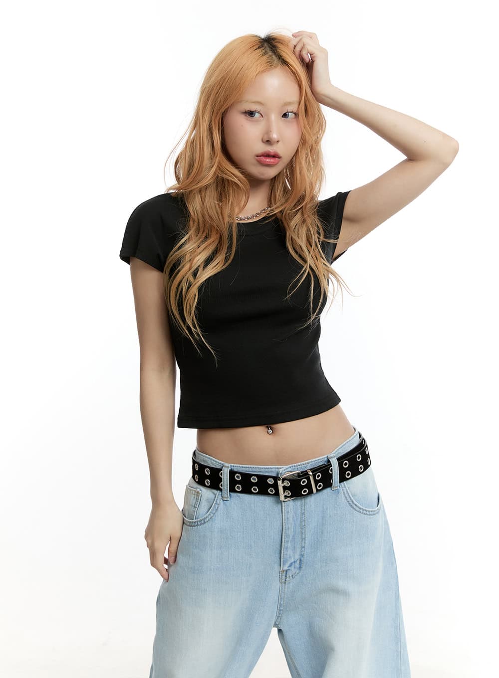 Essential Cotton Crop Top CY501 - Image 12