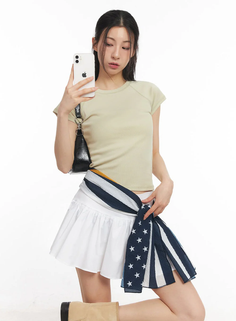 Essential Cotton Raglan Top IY529