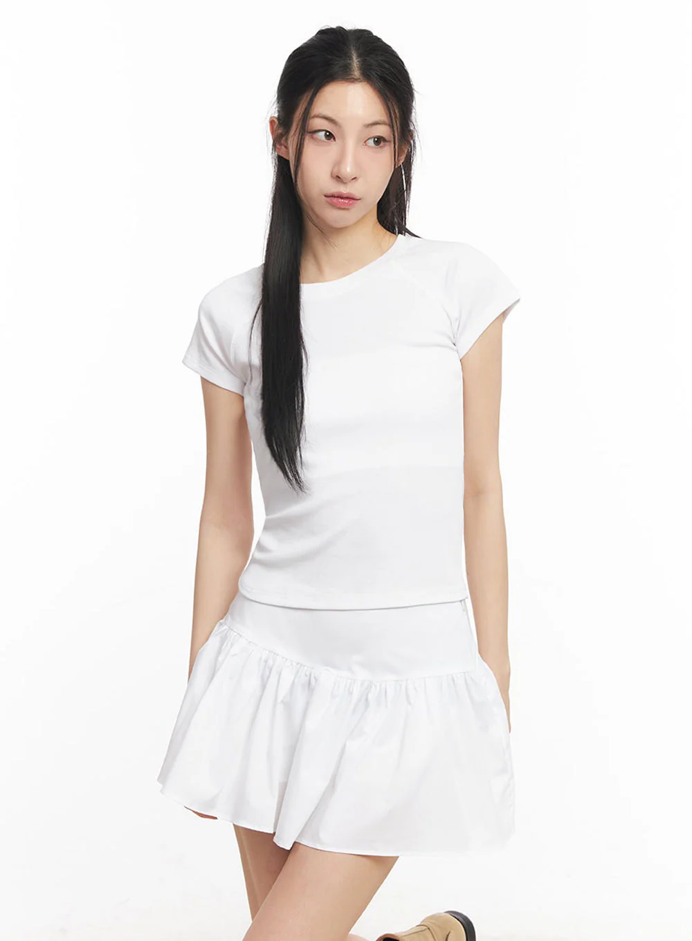 Essential Cotton Raglan Top IY529 - Image 16