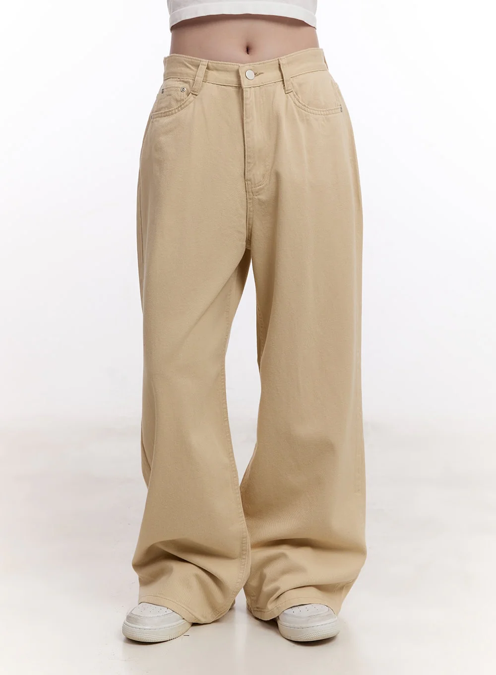 Essential Cotton Relaxed-Fit Pants CM527 - Image 9