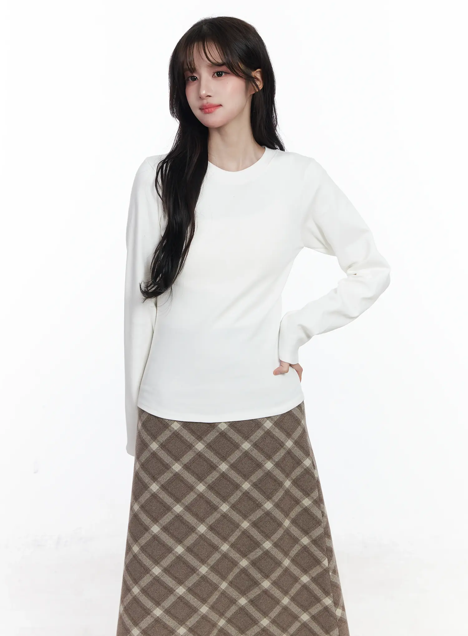 Essential Fleece-Lined Long Sleeve IJ529 - Image 10