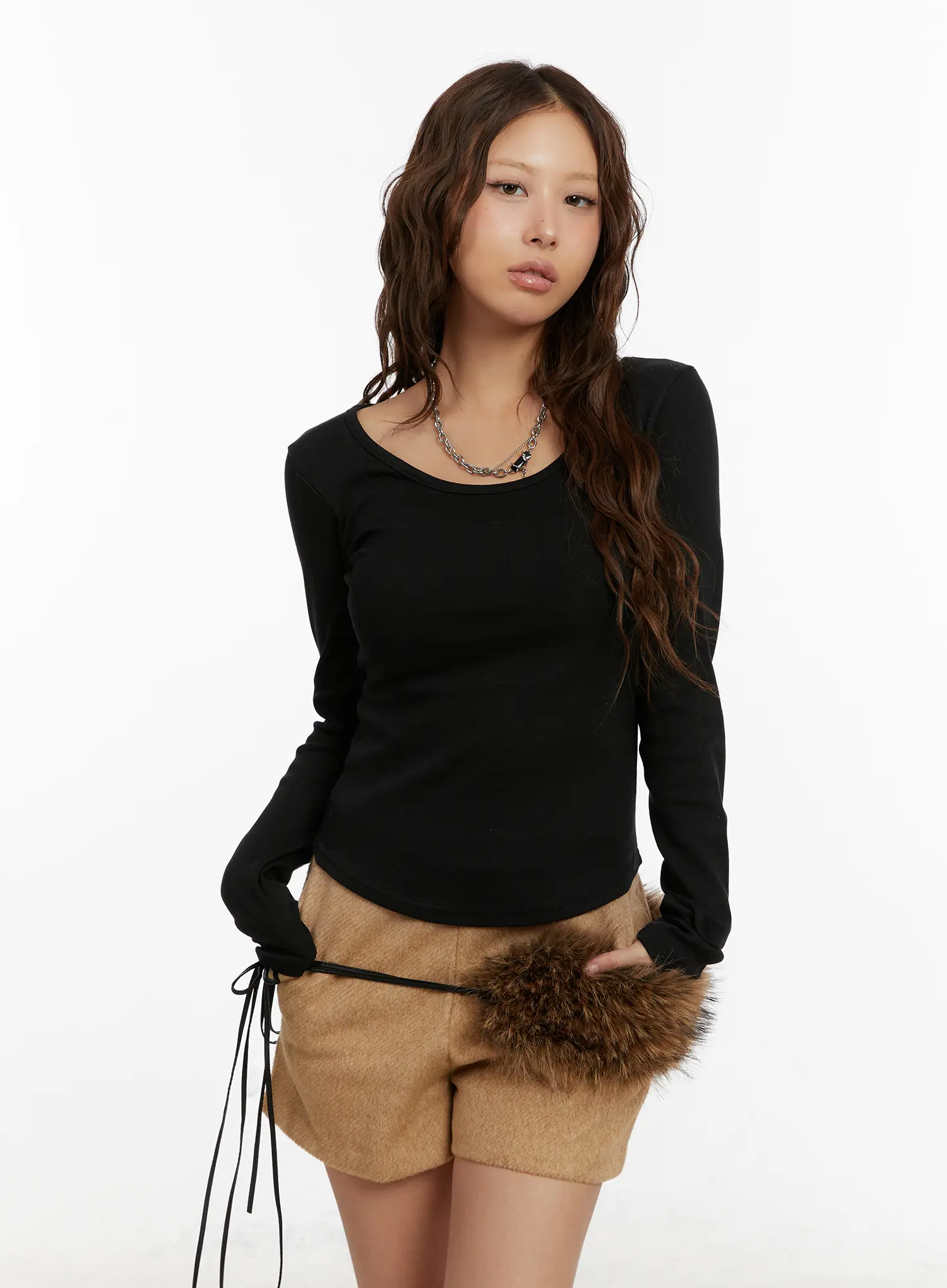 Essential Fleece-Lined Modal Top CD512 - Image 8