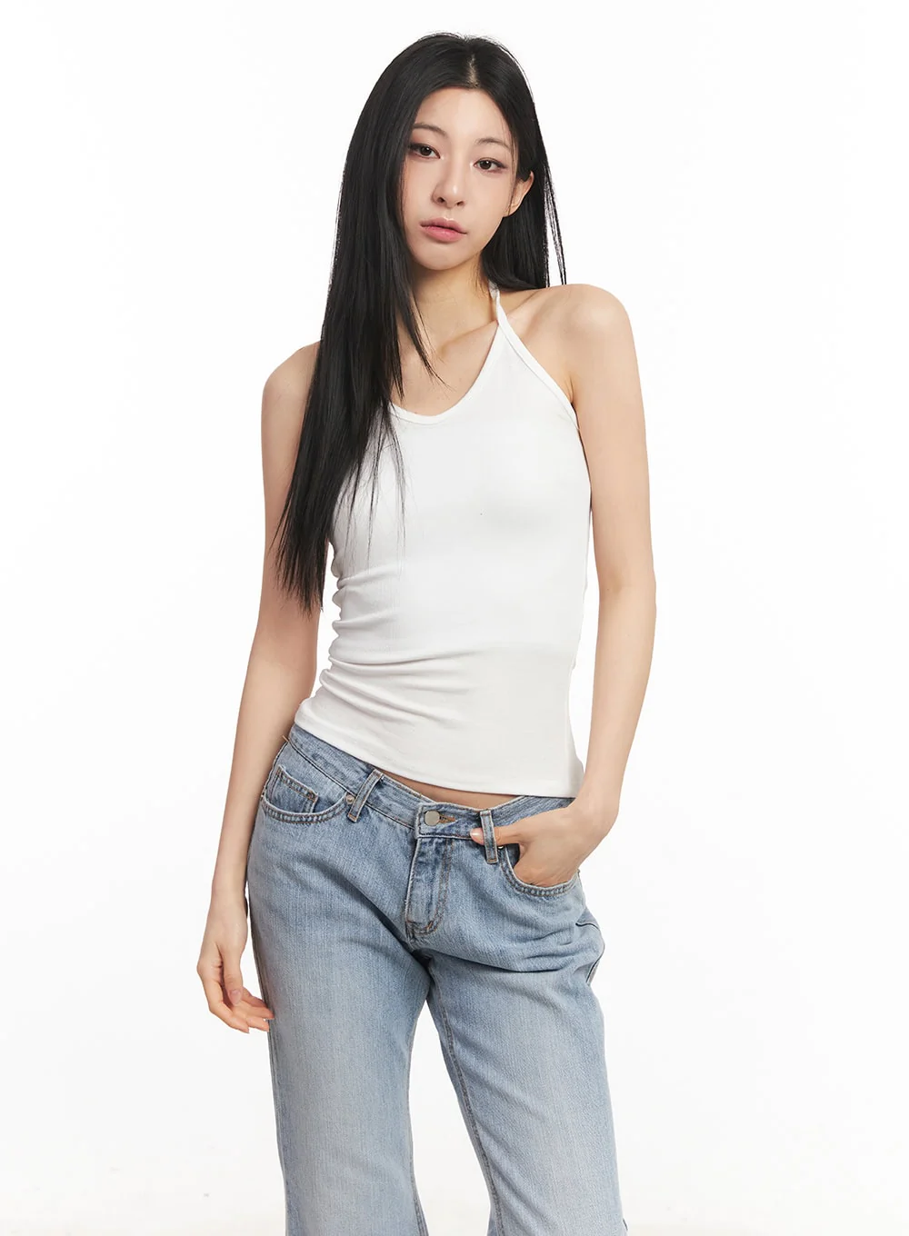 Essential Halter-Neck Cami Top CA516 - Image 9