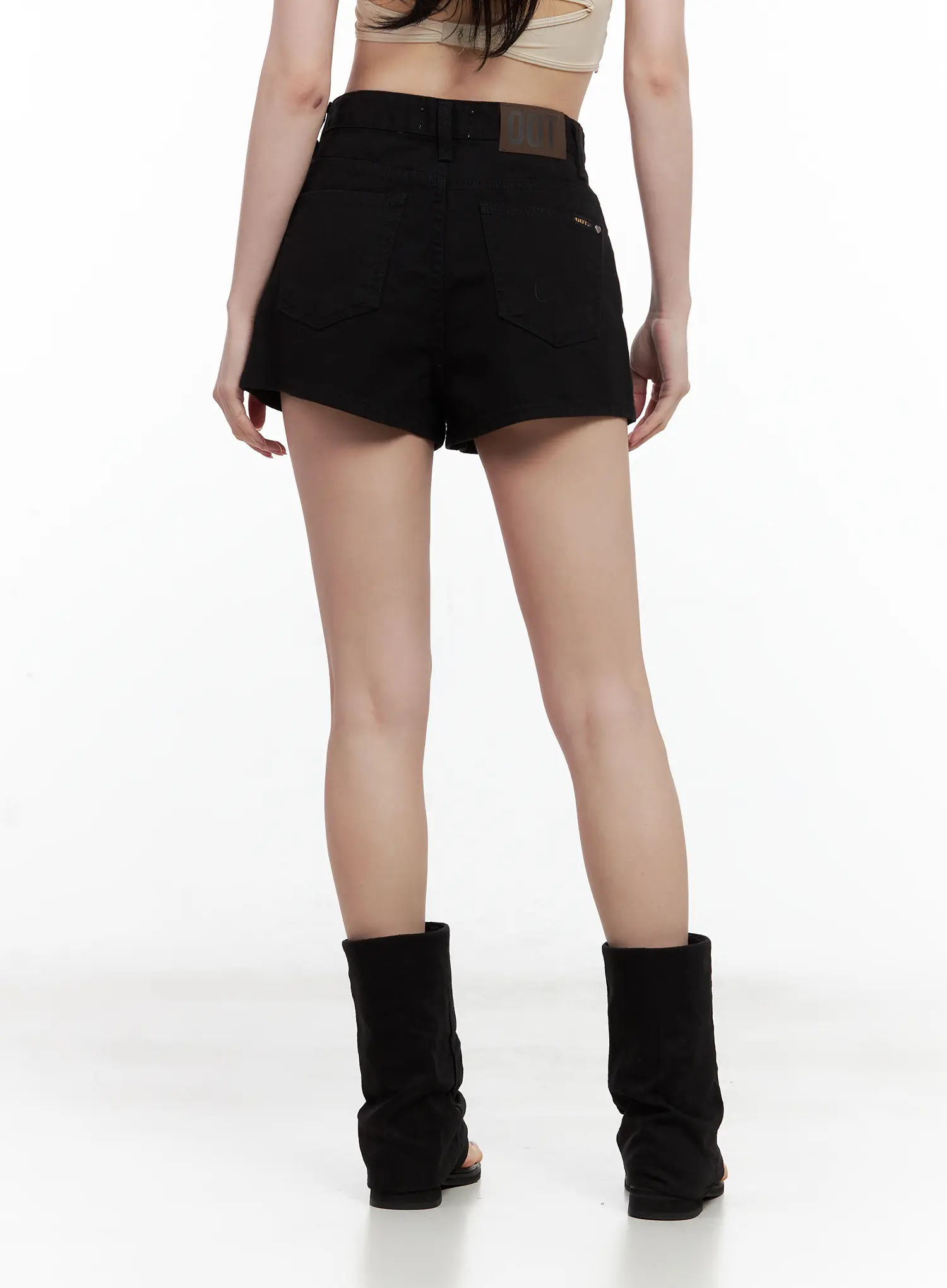 Essential High-Waist Cotton Shorts CL501 - Image 8