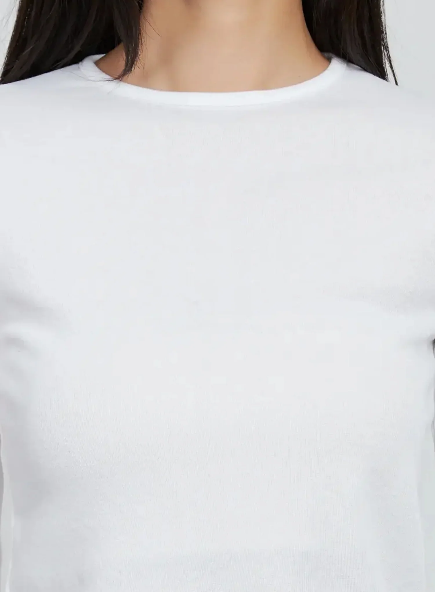 Essential Round Neck Long Sleeve Top IN507 - Image 4