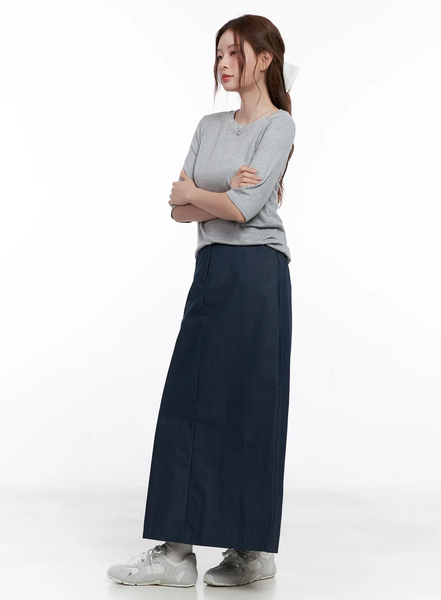 Essential Round Neck Mid-Sleeve Shirt CG521 - Image 4