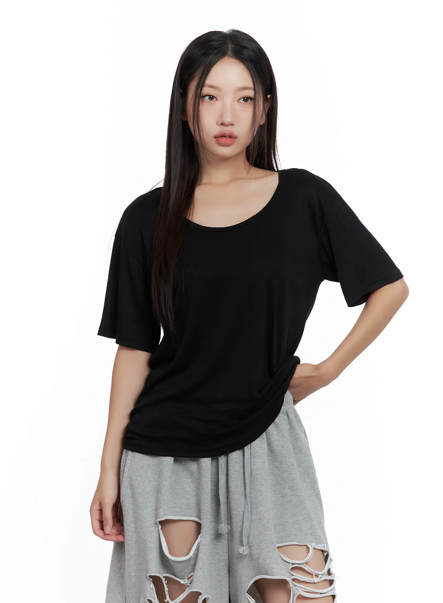 Essential Scoop-Neck Top CL502 - Image 12