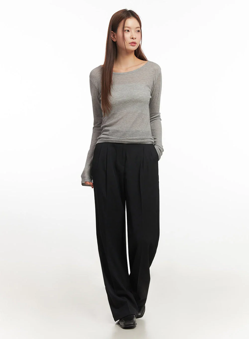 Essential Sheer Long-Sleeve Top IM524 - Image 12