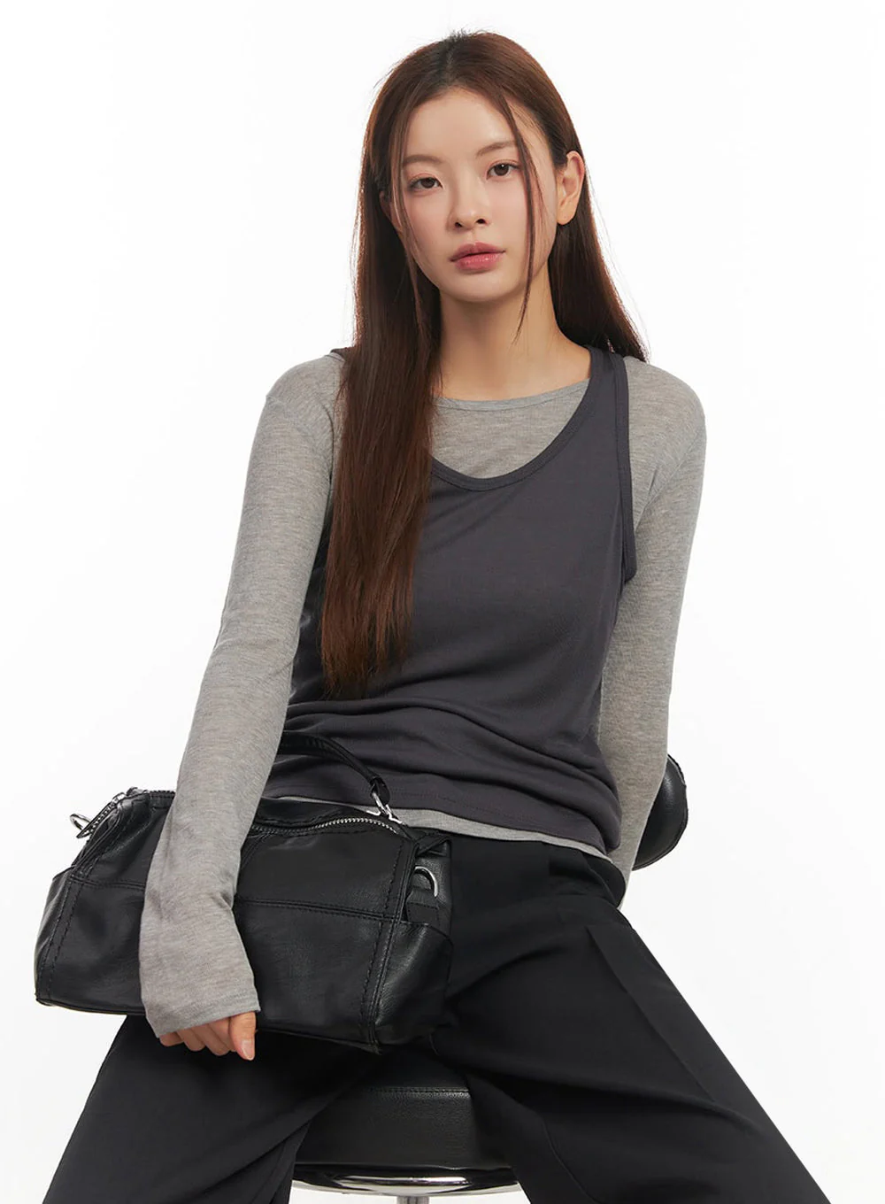 Essential Sheer Long-Sleeve Top IM524 - Image 15