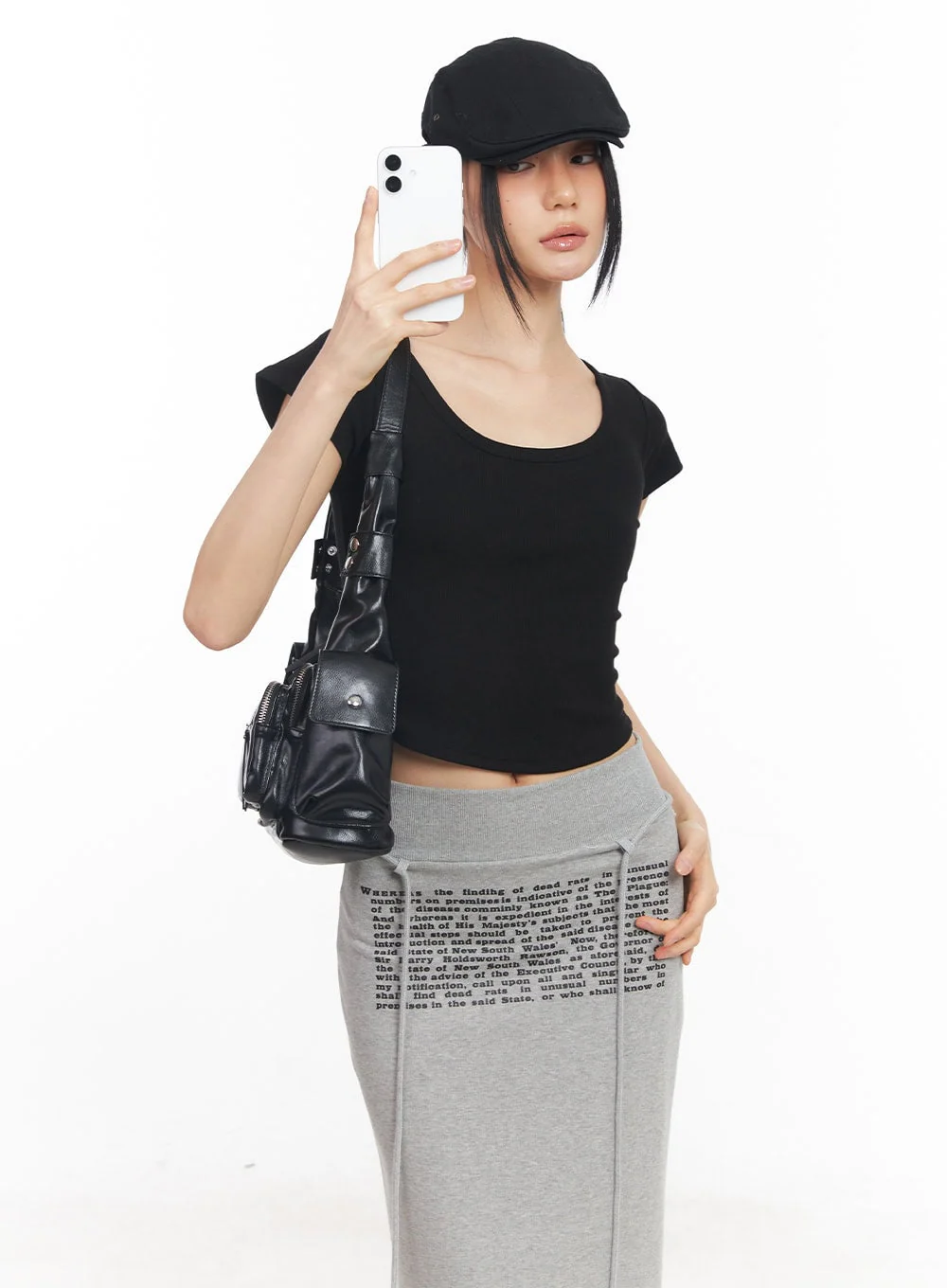 Essential U-Neck Crop Tee CY528