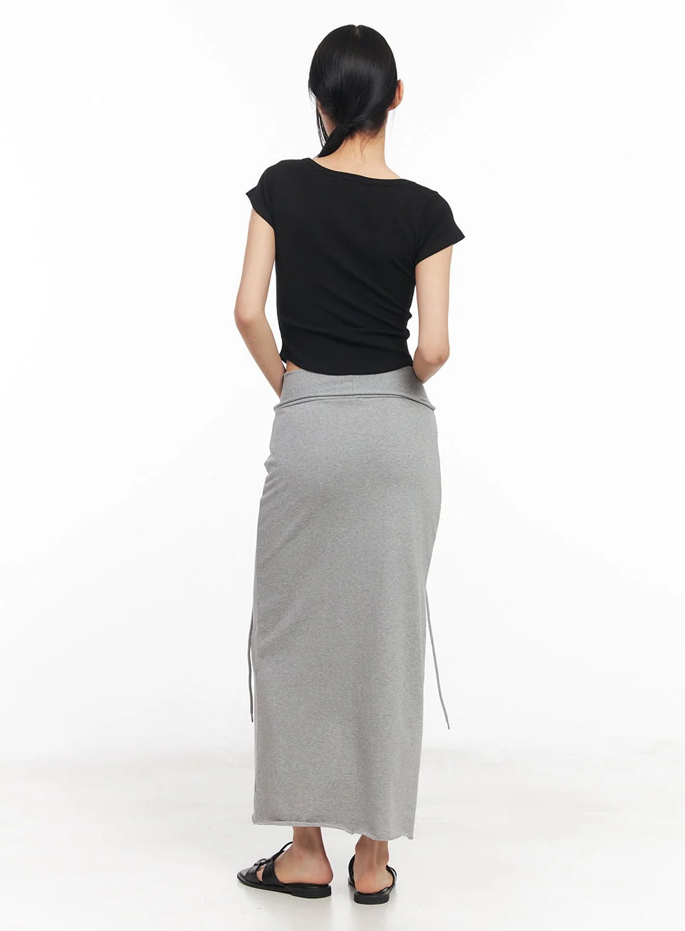 Essential U-Neck Crop Tee CY528 - Image 7