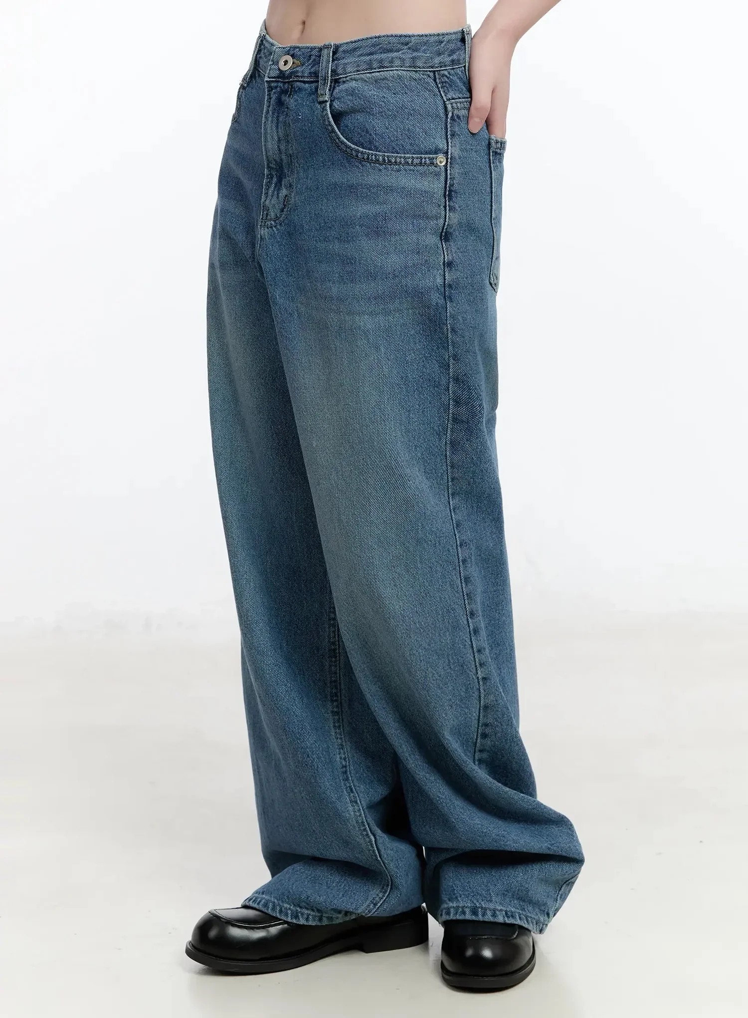 Fallon Classic Wide Leg Jeans IM519 - Image 6