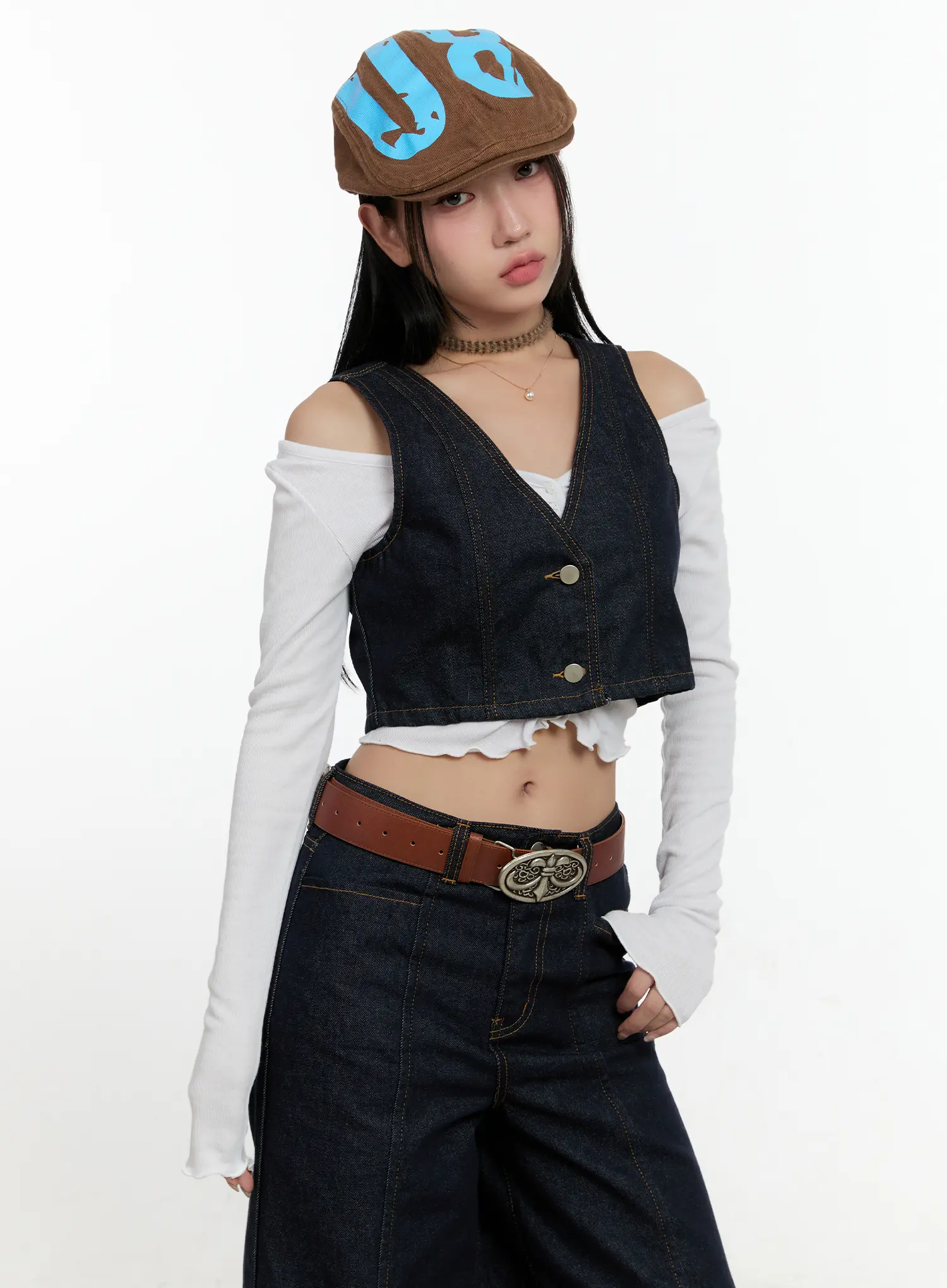Faux Fur Choker Necklace CN506 - Image 4