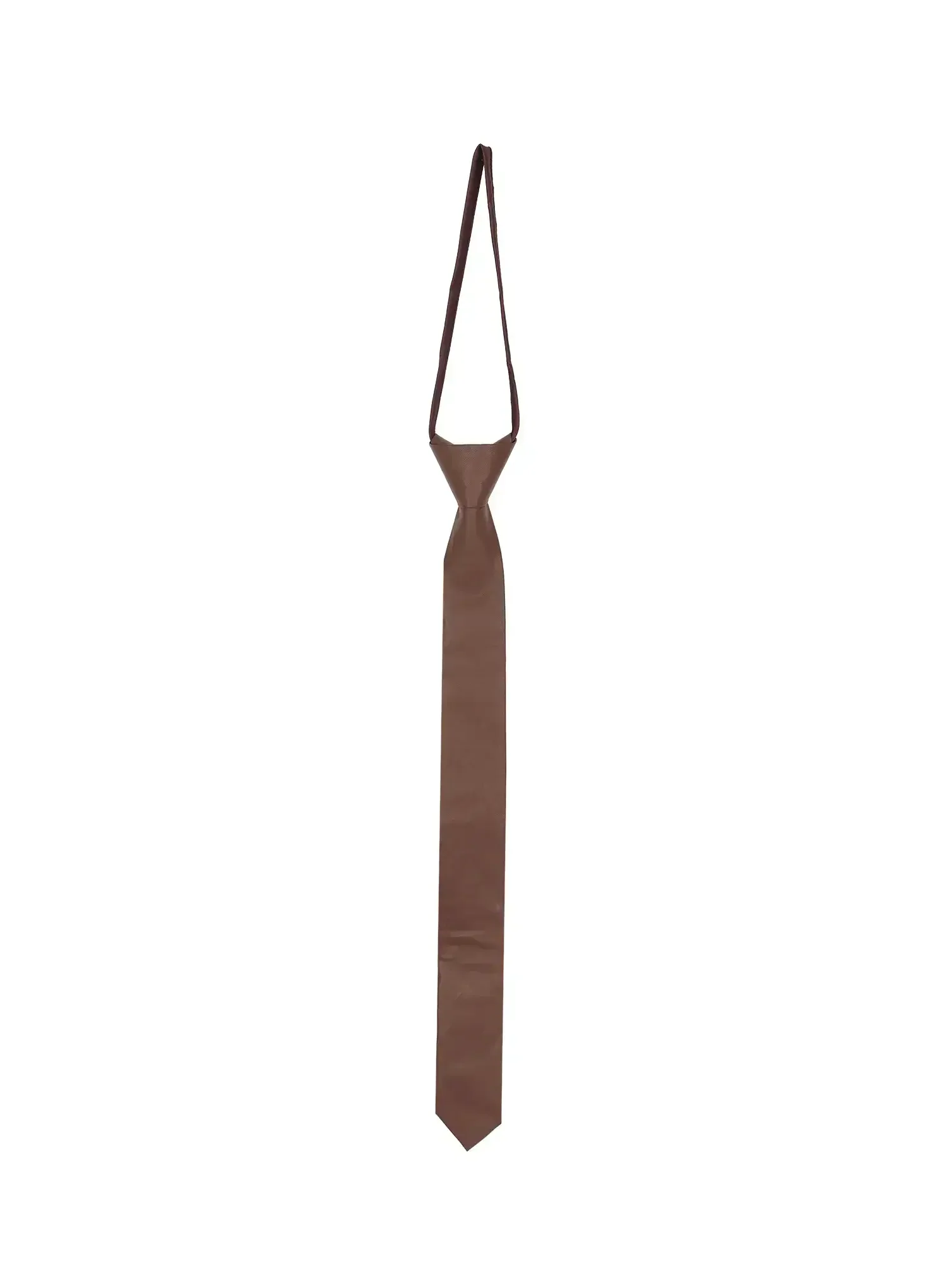 Faux Leather Chic Neck Tie  IY515 - Image 10