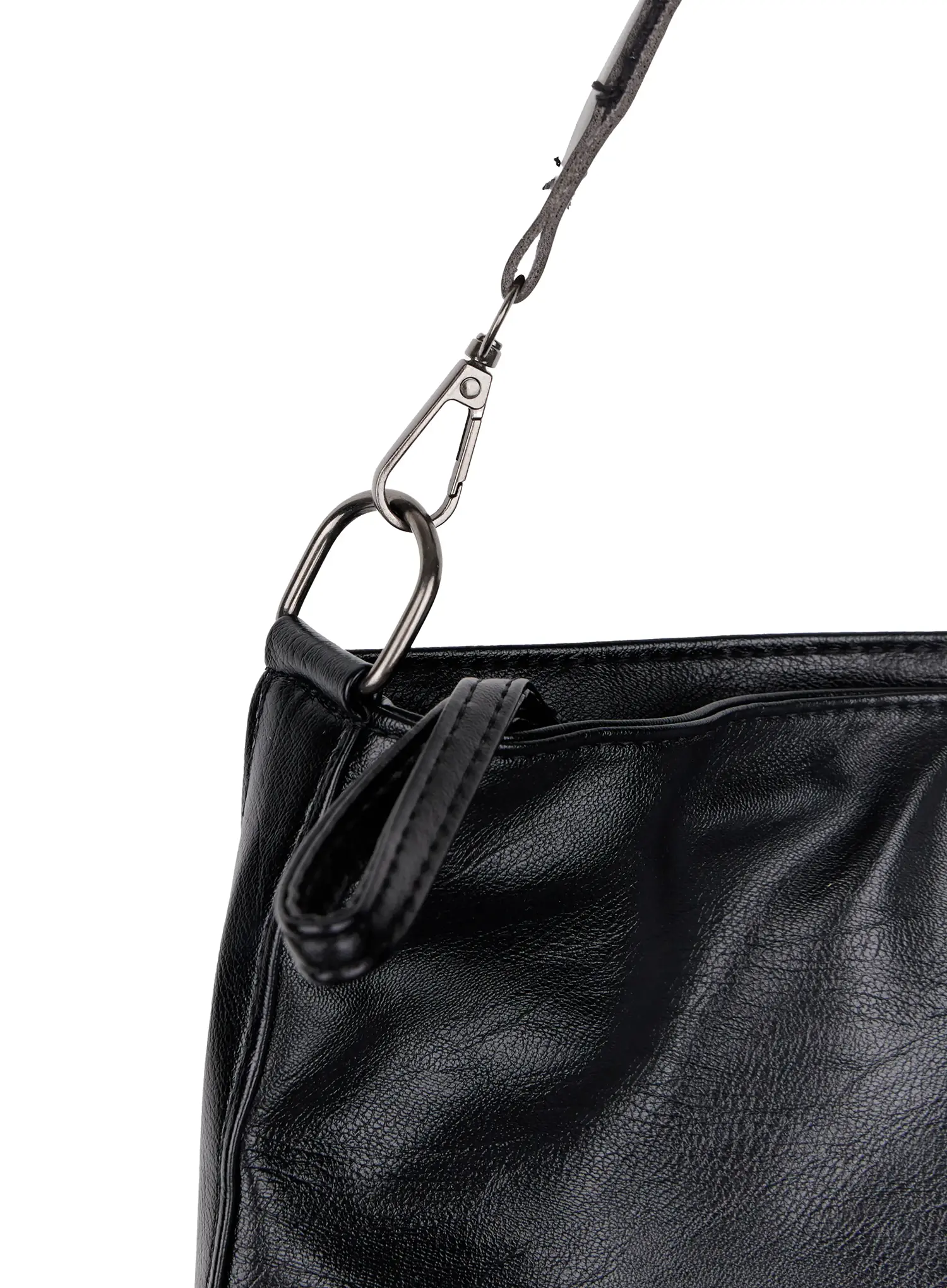 Faux Leather Crossbody Bag IO528 - Image 7