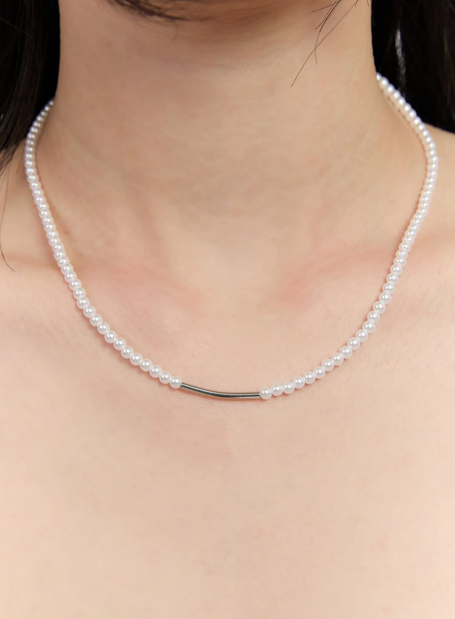 Faux Pearl Necklace CA508