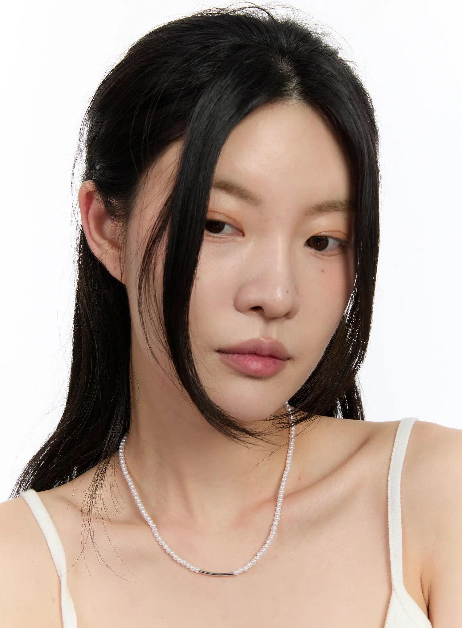 Faux Pearl Necklace CA508 - Image 2