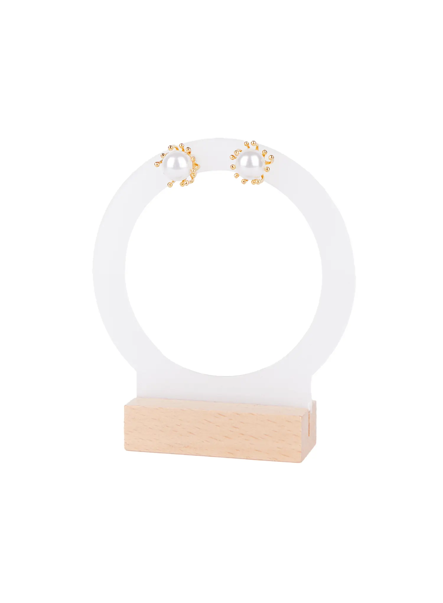 Faux Pearl Stud Earrings CS523 - Image 3