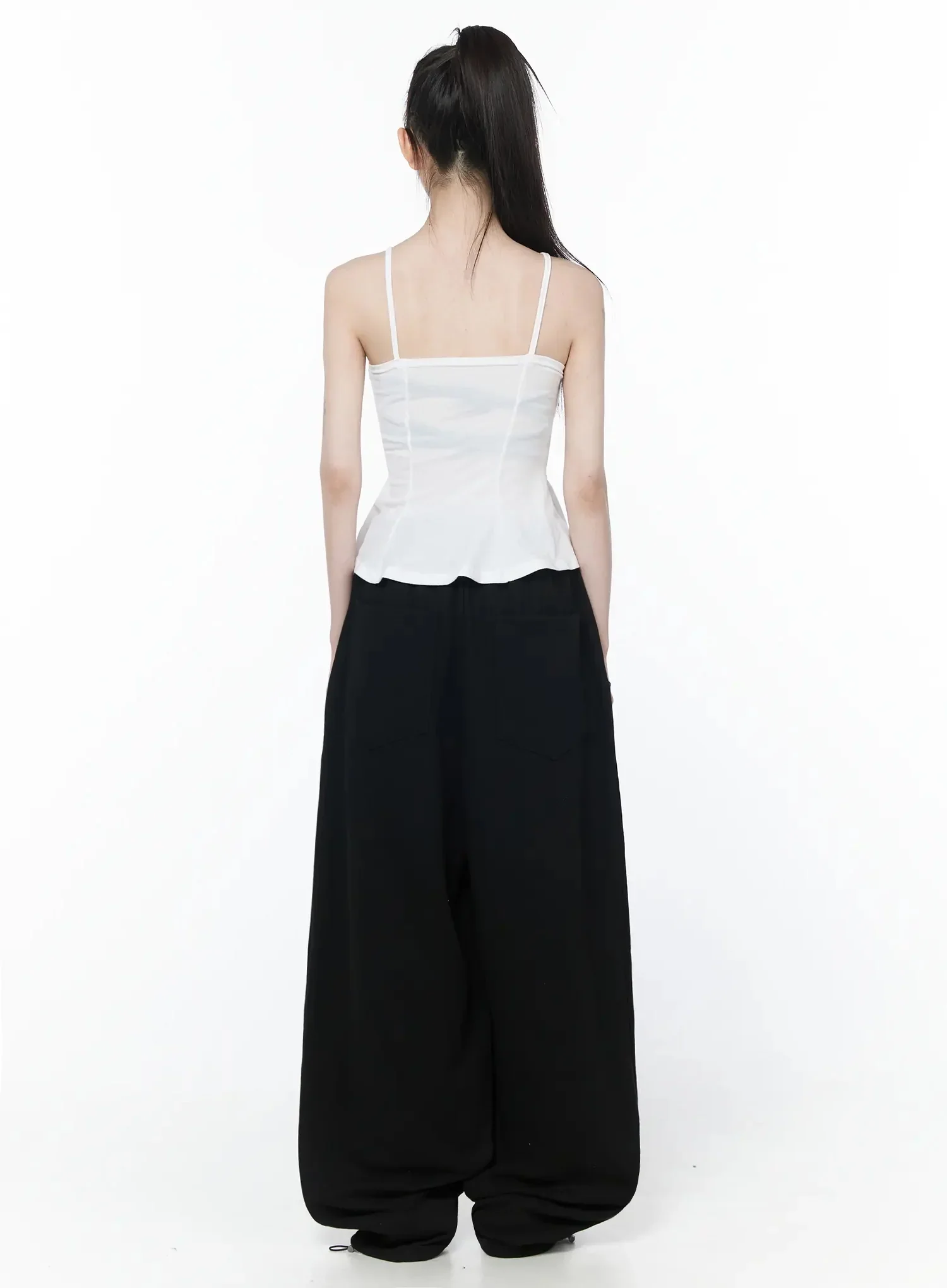 Flare Cami Peplum Top IY515 - Image 10
