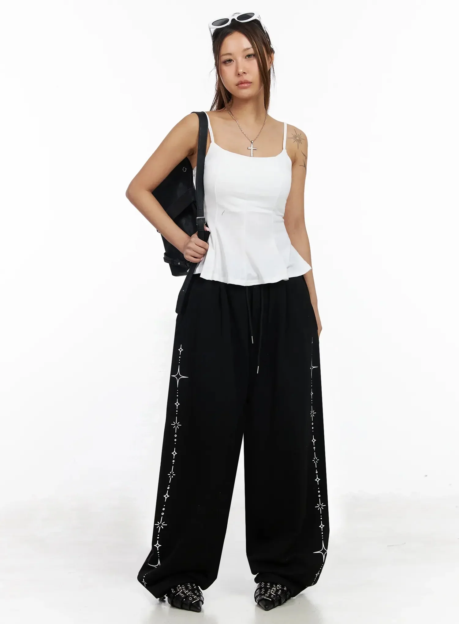 Flare Cami Peplum Top IY515 - Image 3
