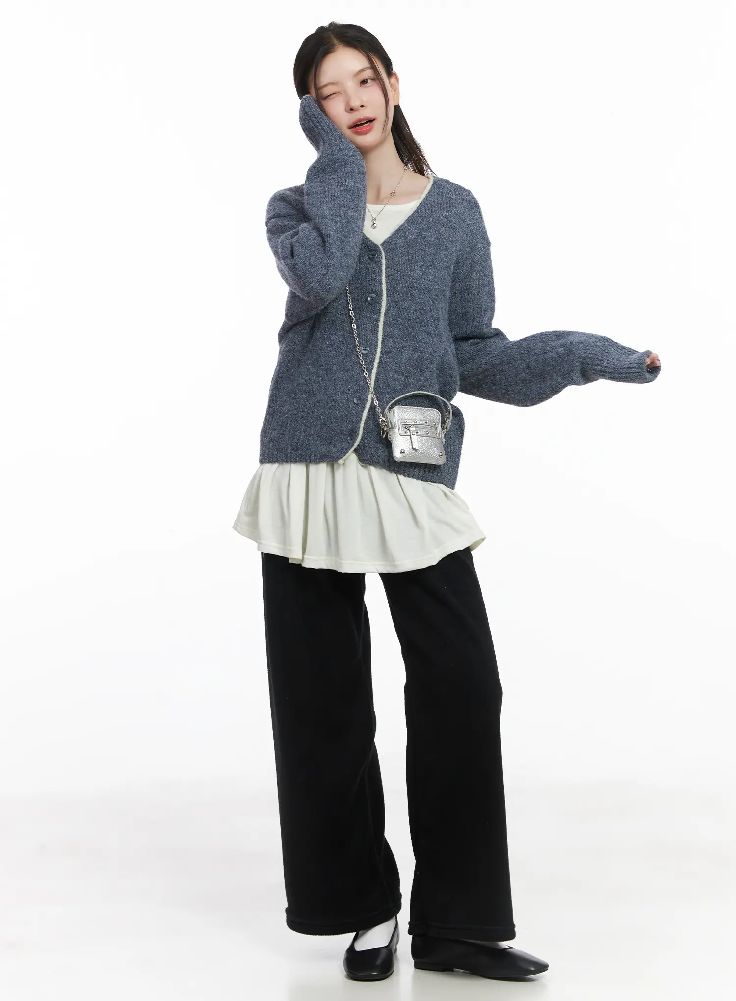 Fleece Wide-Leg Sweatpants CJ506