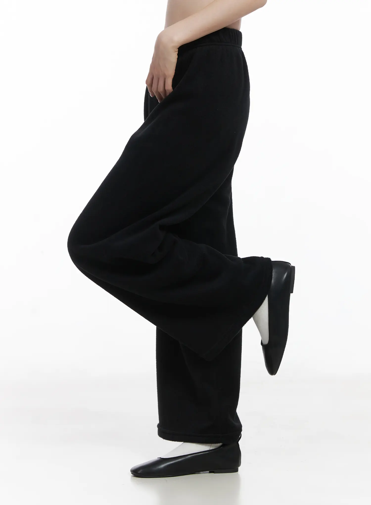 Fleece Wide-Leg Sweatpants CJ506 - Image 6