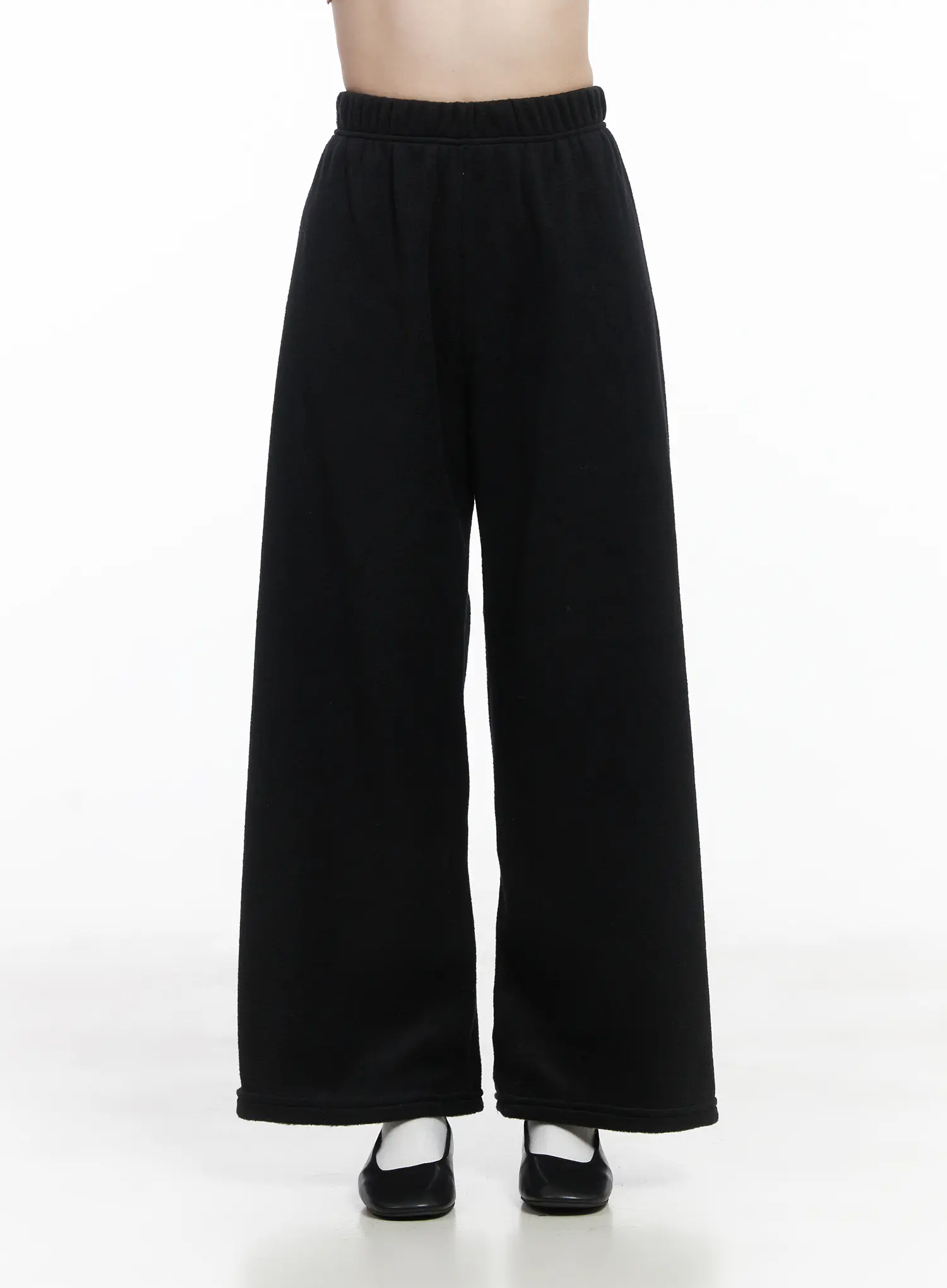 Fleece Wide-Leg Sweatpants CJ506 - Image 9
