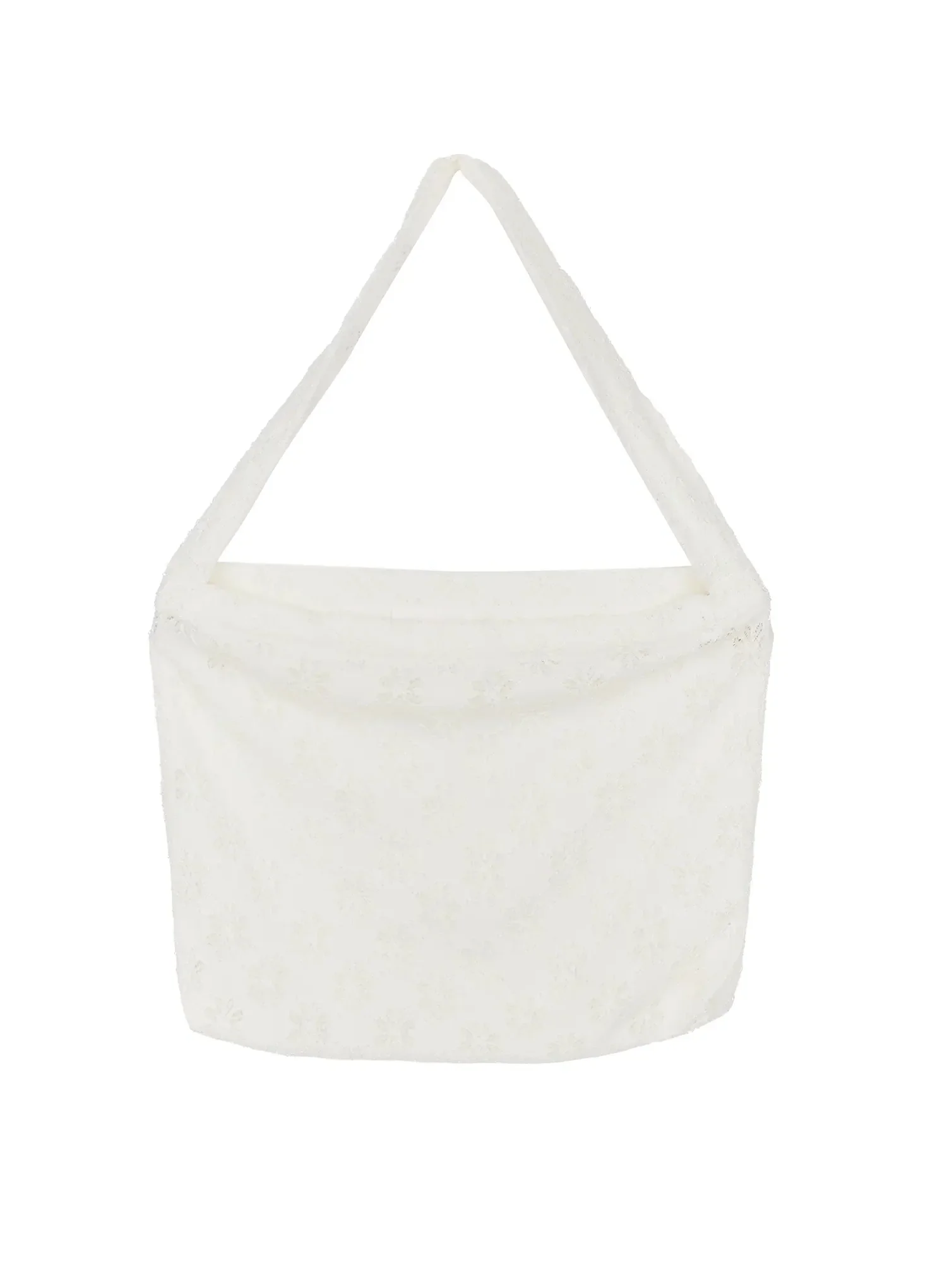 Floral Eyelet Shoulder Tote IA523 - Image 6