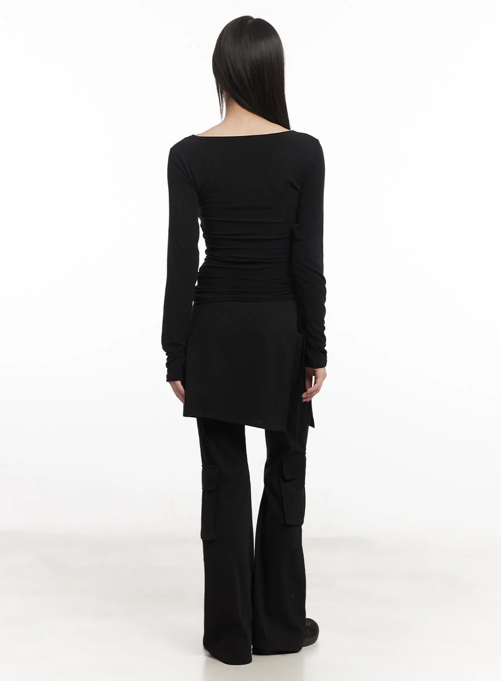 Floral Graphic Sheer Long Sleeve Top CM520 - Image 8