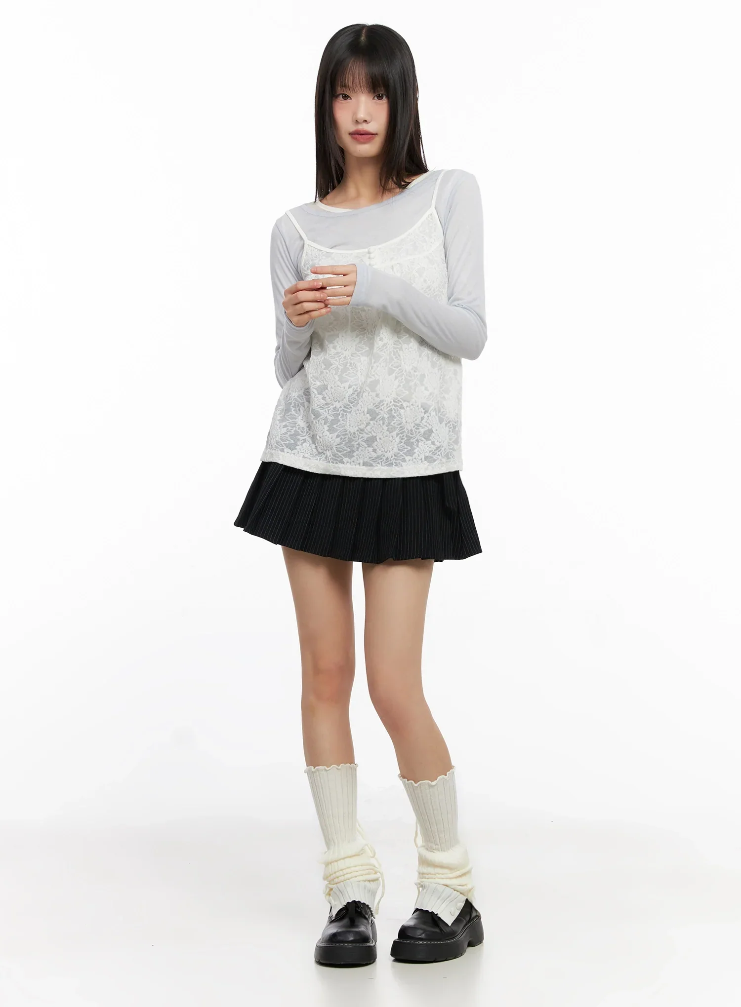 Floral Lace Camisole IN503 - Image 9