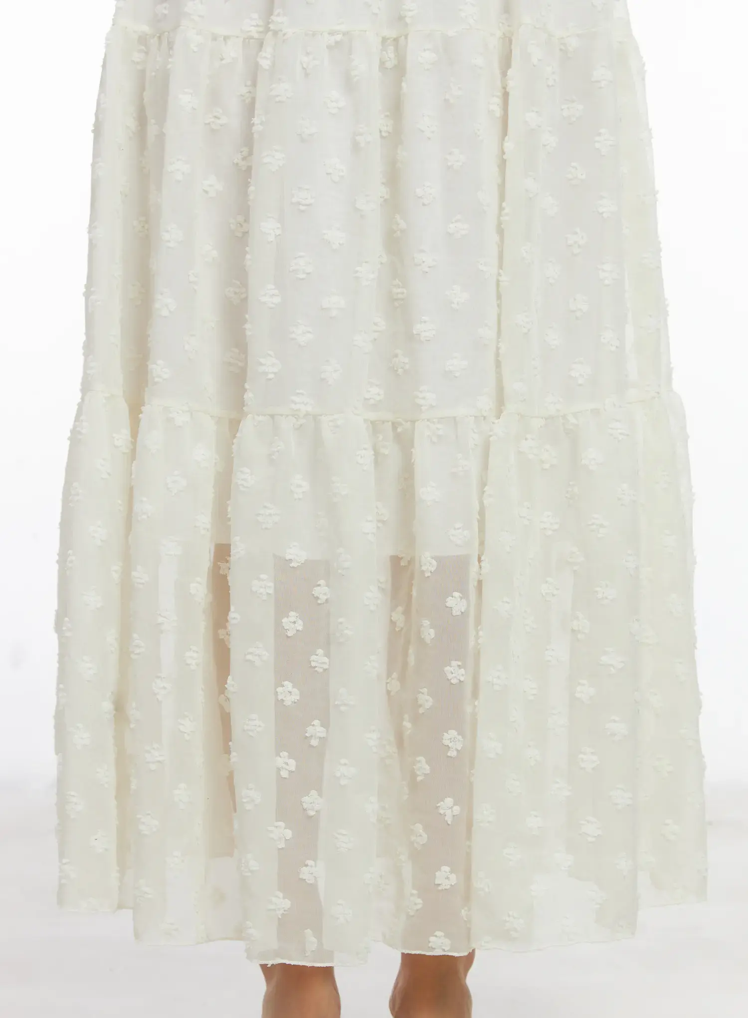 Floral Lace Maxi Skirt CJ519 - Image 7