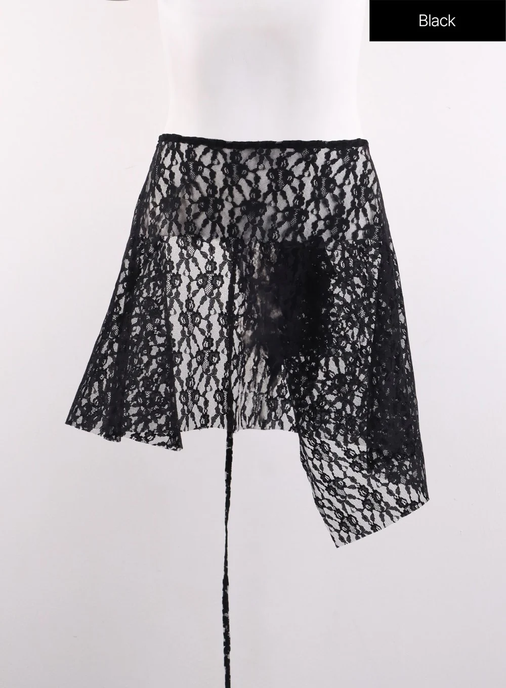 Floral Lace Mini Wrap Skirt CF401 - Image 11