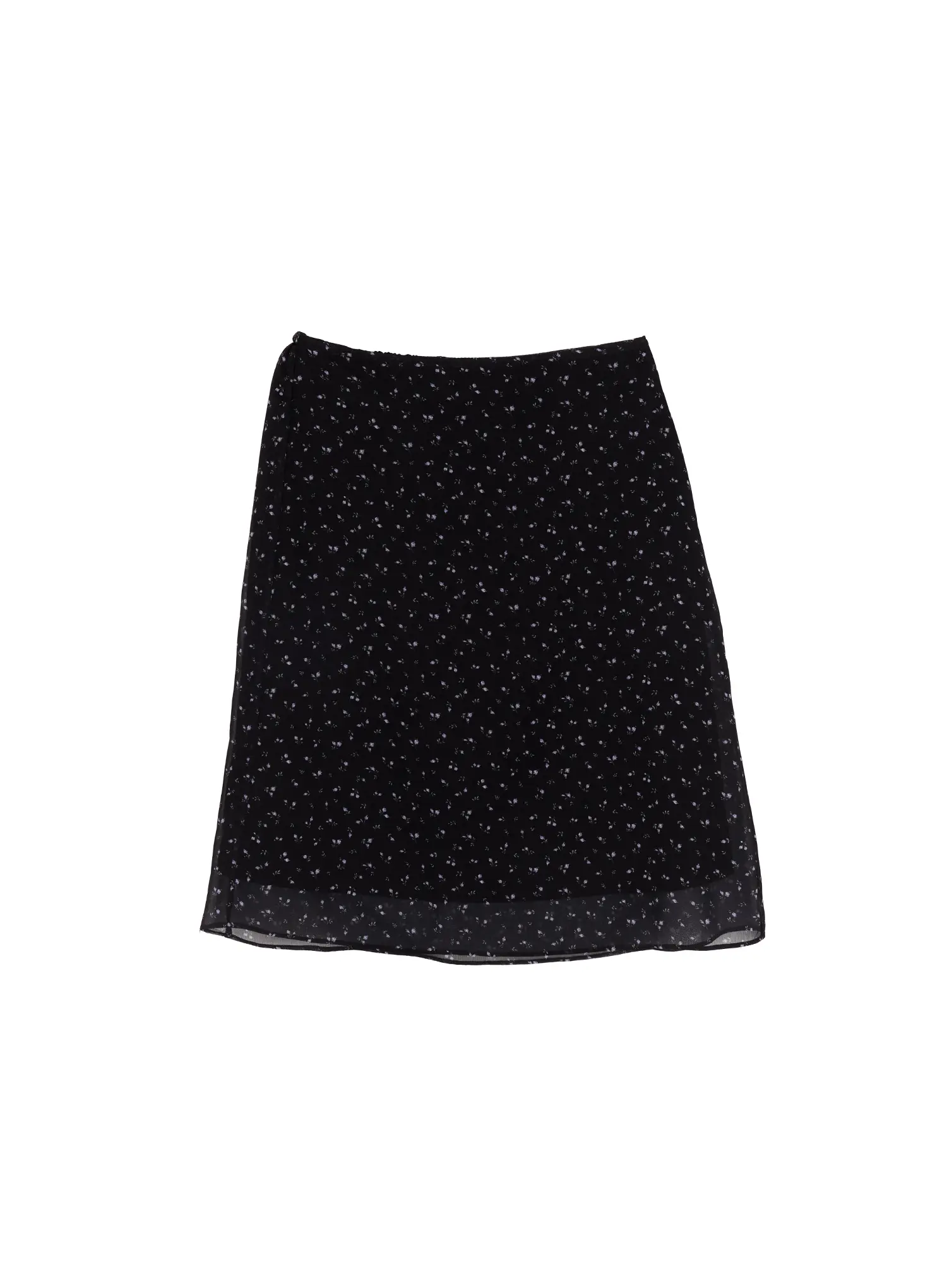 Floral Midi Chiffon Skirt CA510 - Image 10