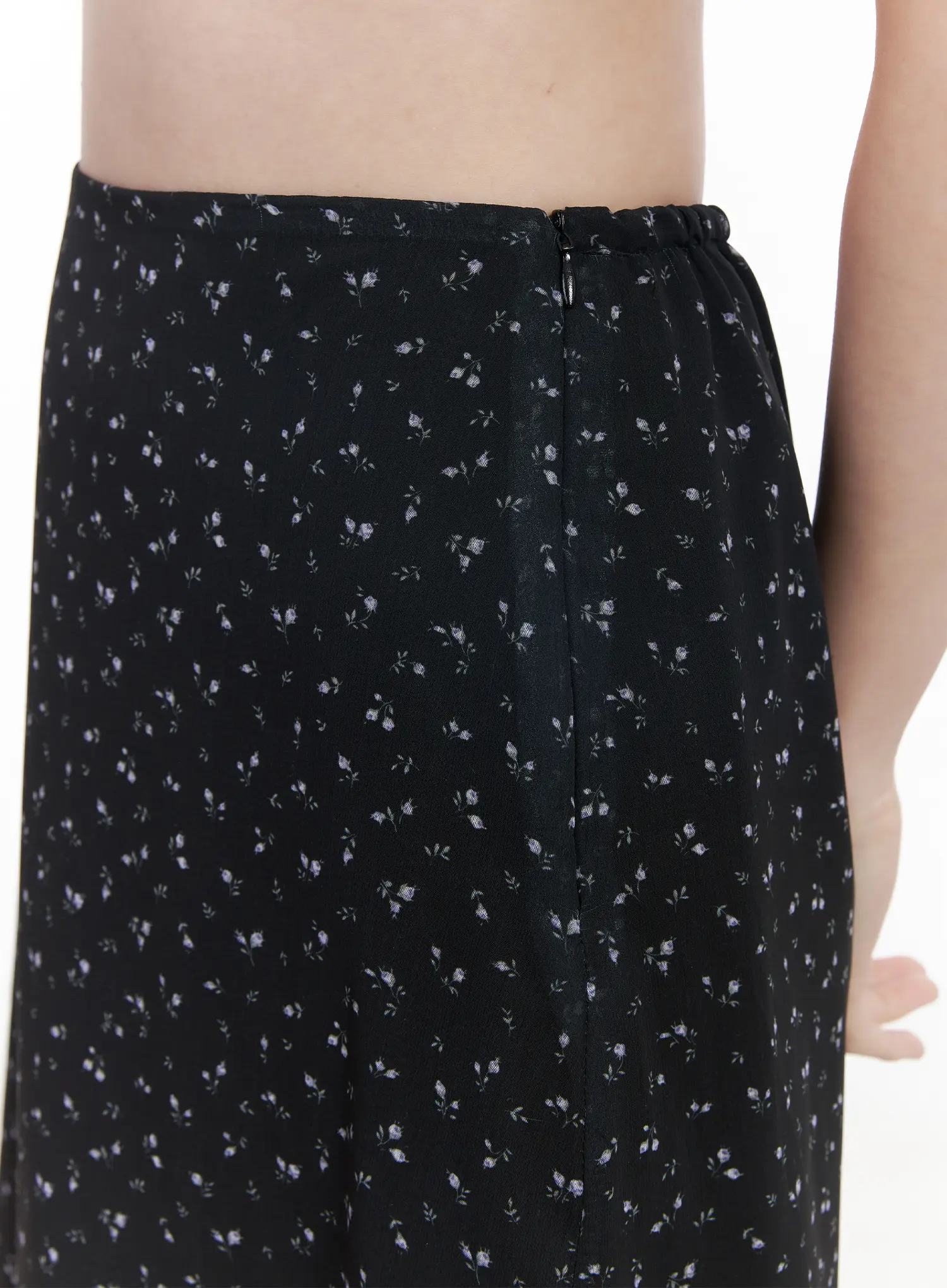 Floral Midi Chiffon Skirt CA510 - Image 4