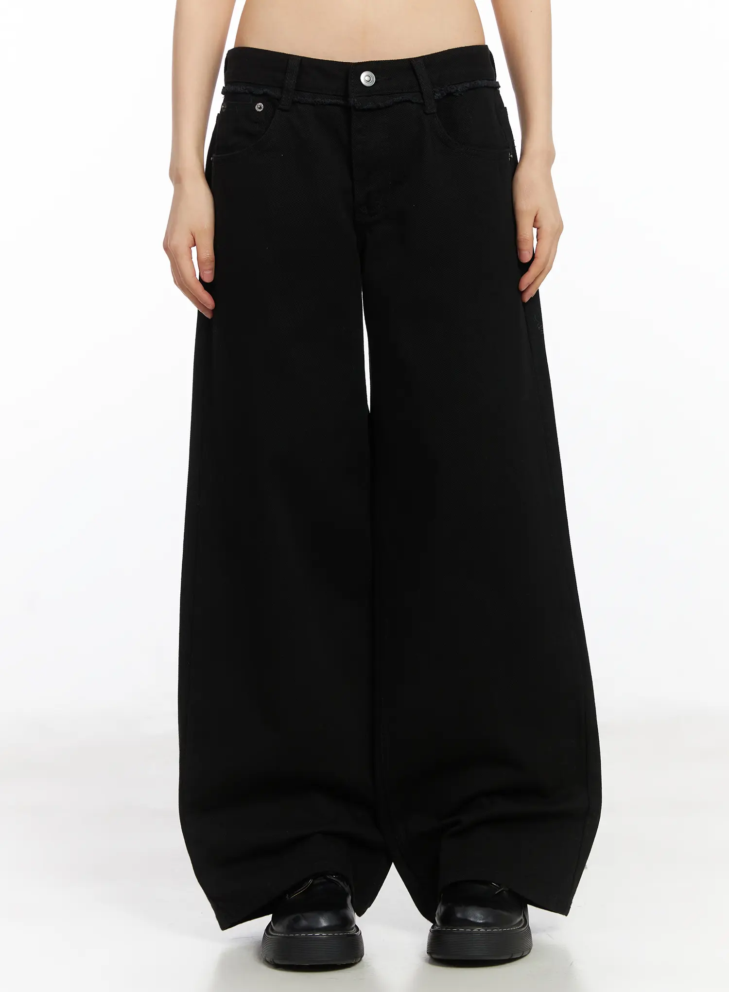 Floral Pocket Wide Leg Pants CD522