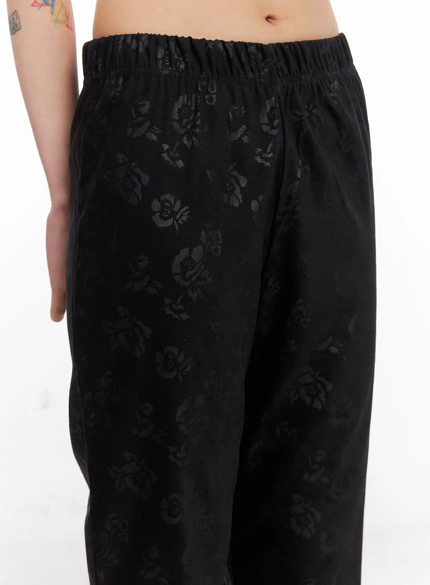 Floral Printed Flared Pants CO507 - Image 3