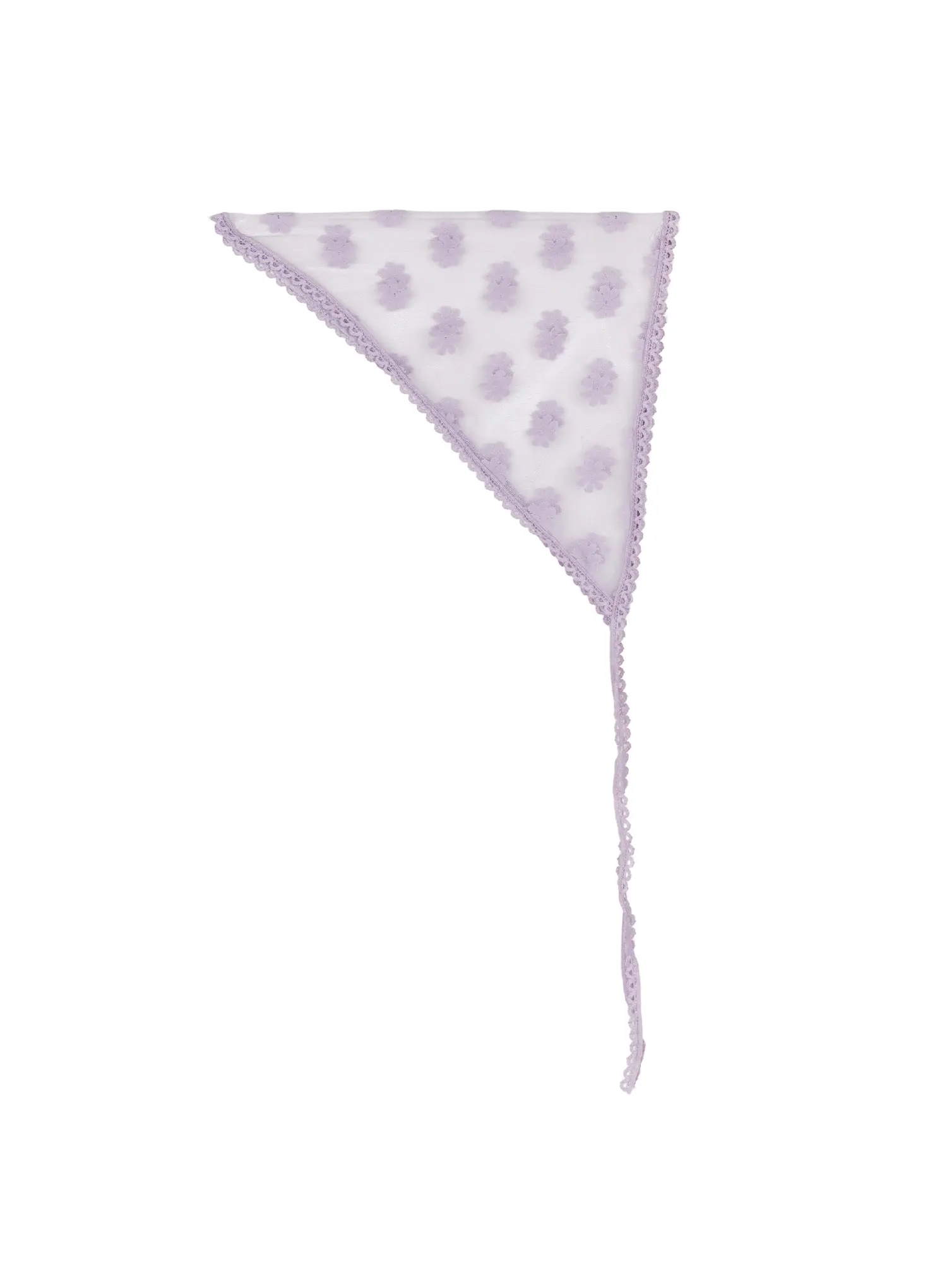 Floral Sheer Headscarf CA527 - Image 11
