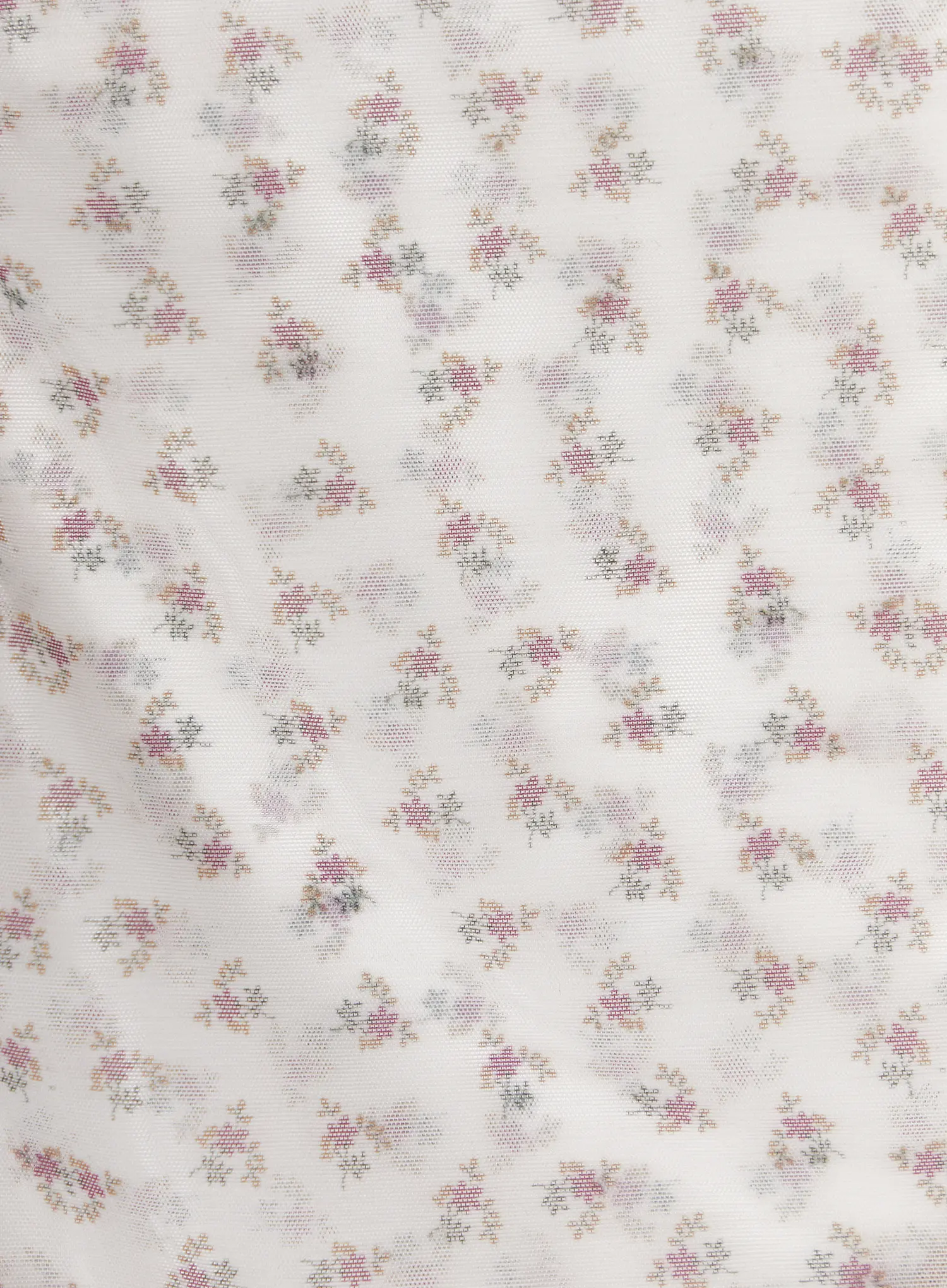 Floral Sheer Kerchief CA514 - Image 8