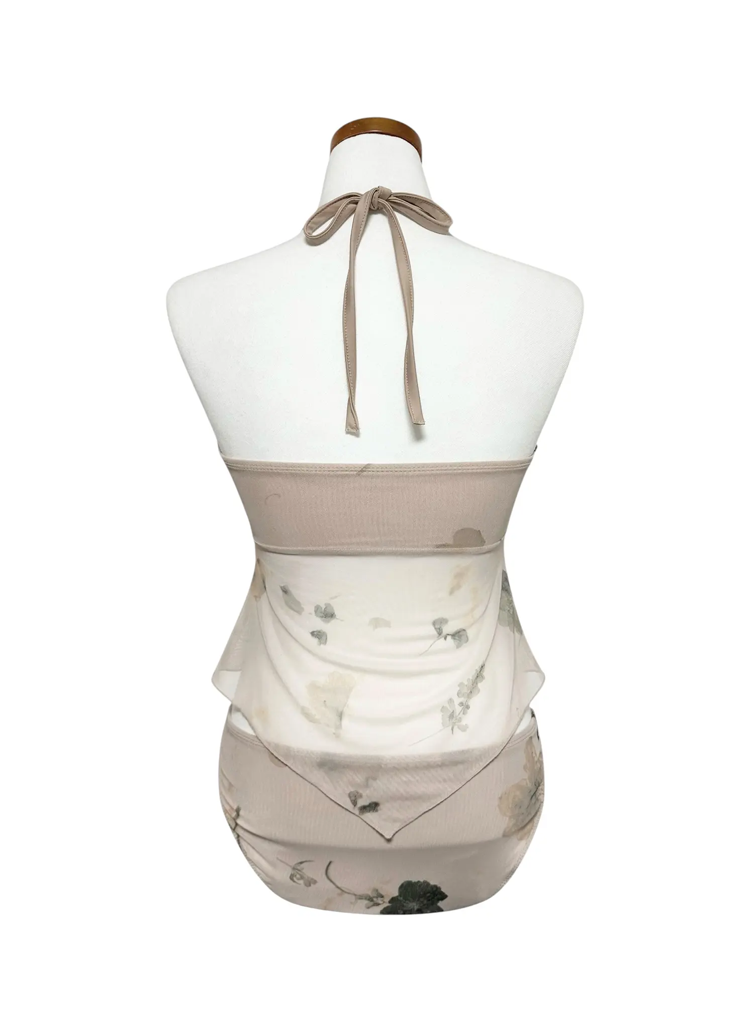 Floral Two-Way Mesh Tankini Set IY514 - Image 6