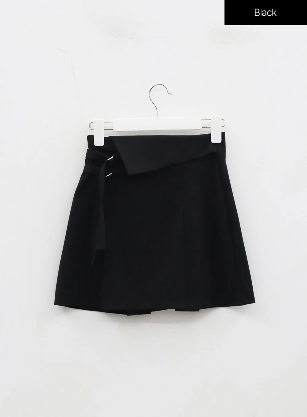 Folded Waist Two Buckle Pleated Mini Skirt BD23 - Image 22