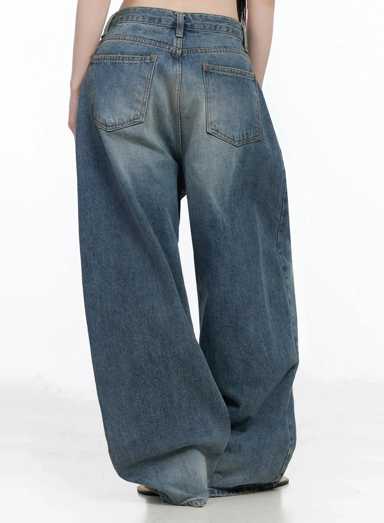 Frankie Distressed Baggy Jeans IY511 - Image 13
