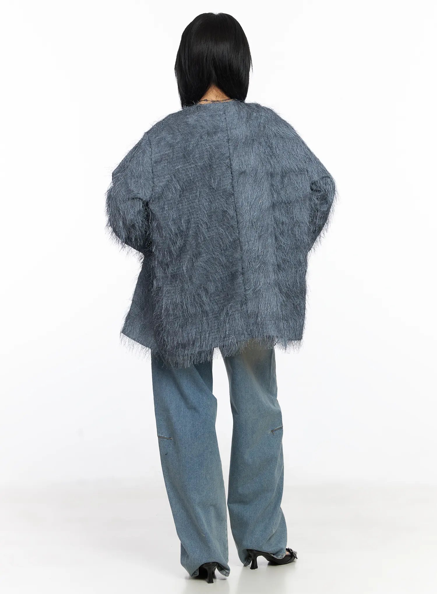 Frey Washed Wide-Leg Jeans CJ523 - Image 8