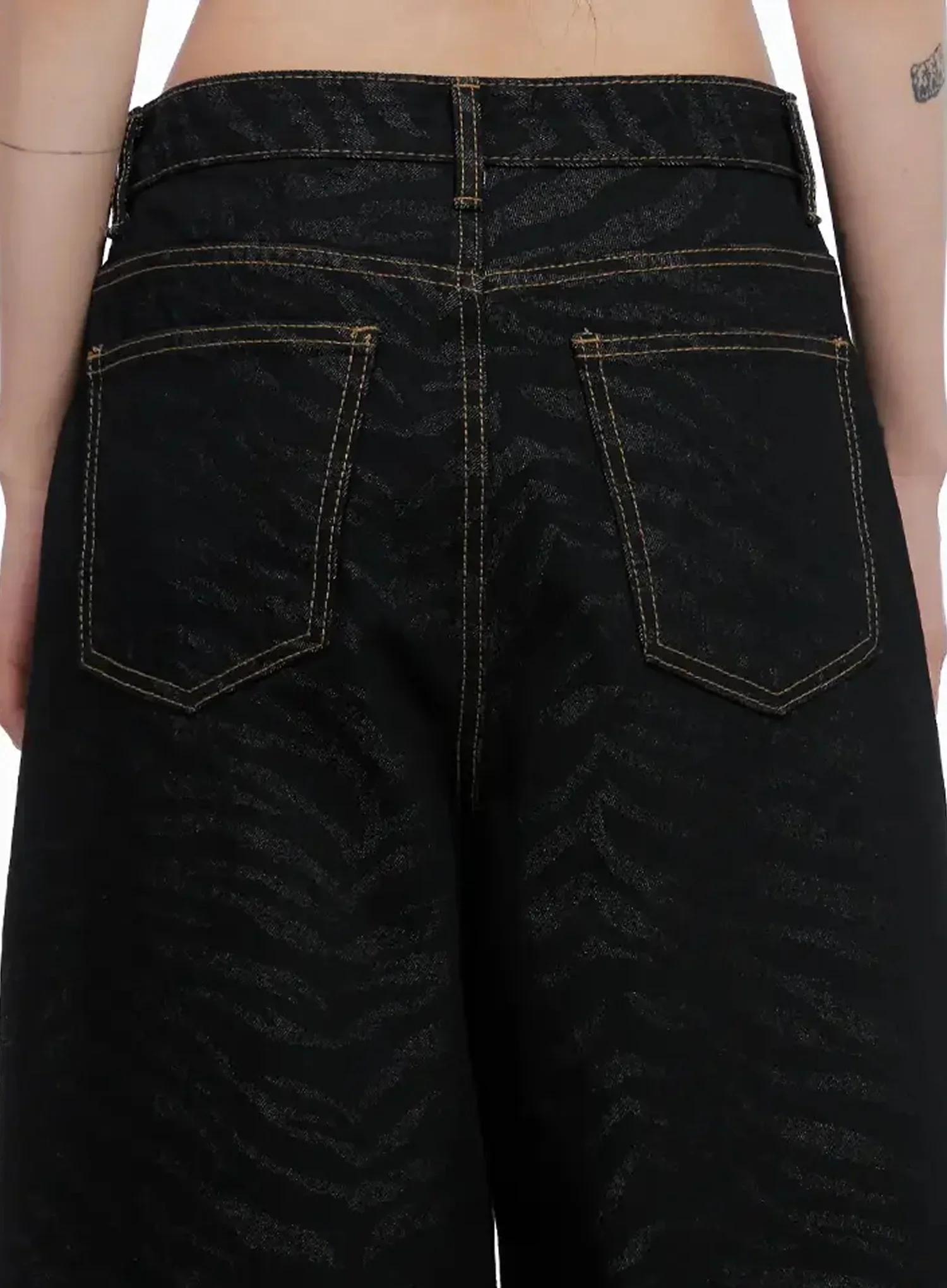 Freyja Animal Print Wide Leg Jeans IS508 - Image 10