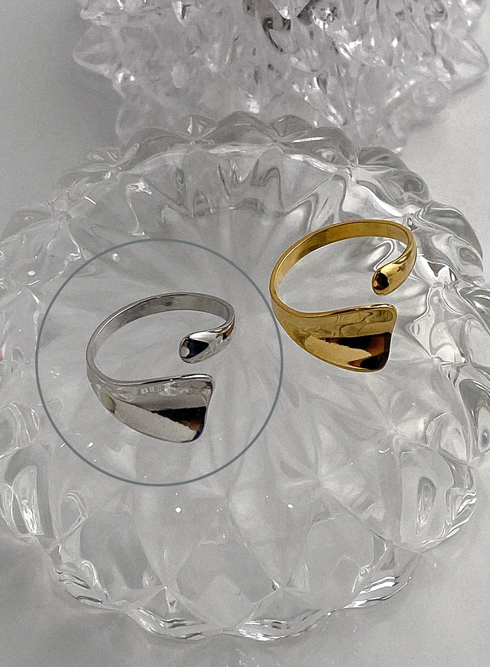 Frida Crossline Open Ring IA524 - Image 5