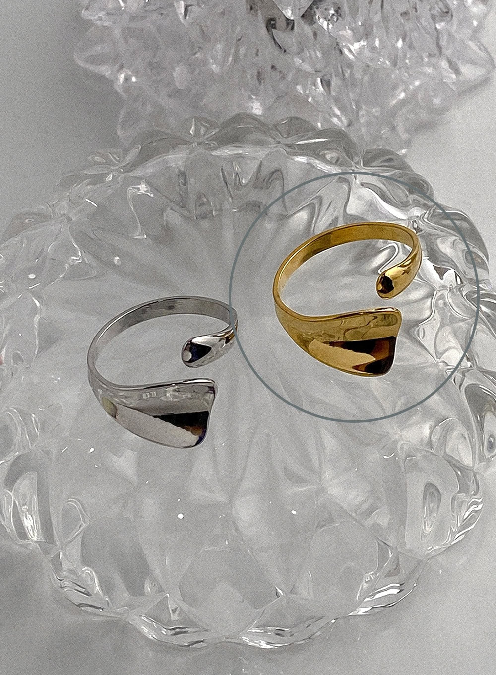 Frida Crossline Open Ring IA524 - Image 6