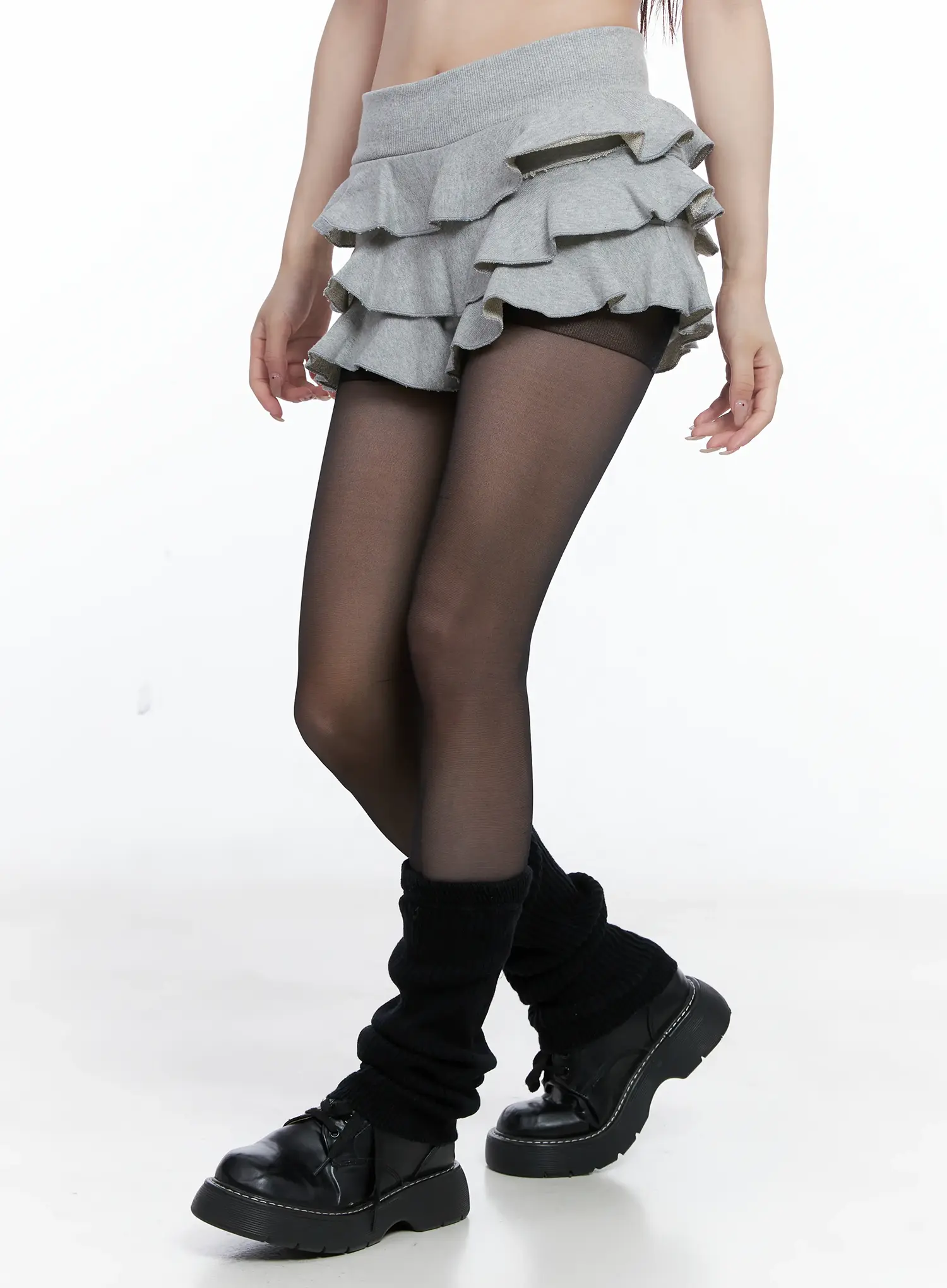 Frill Layered Mini Skirt CS501 - Image 5