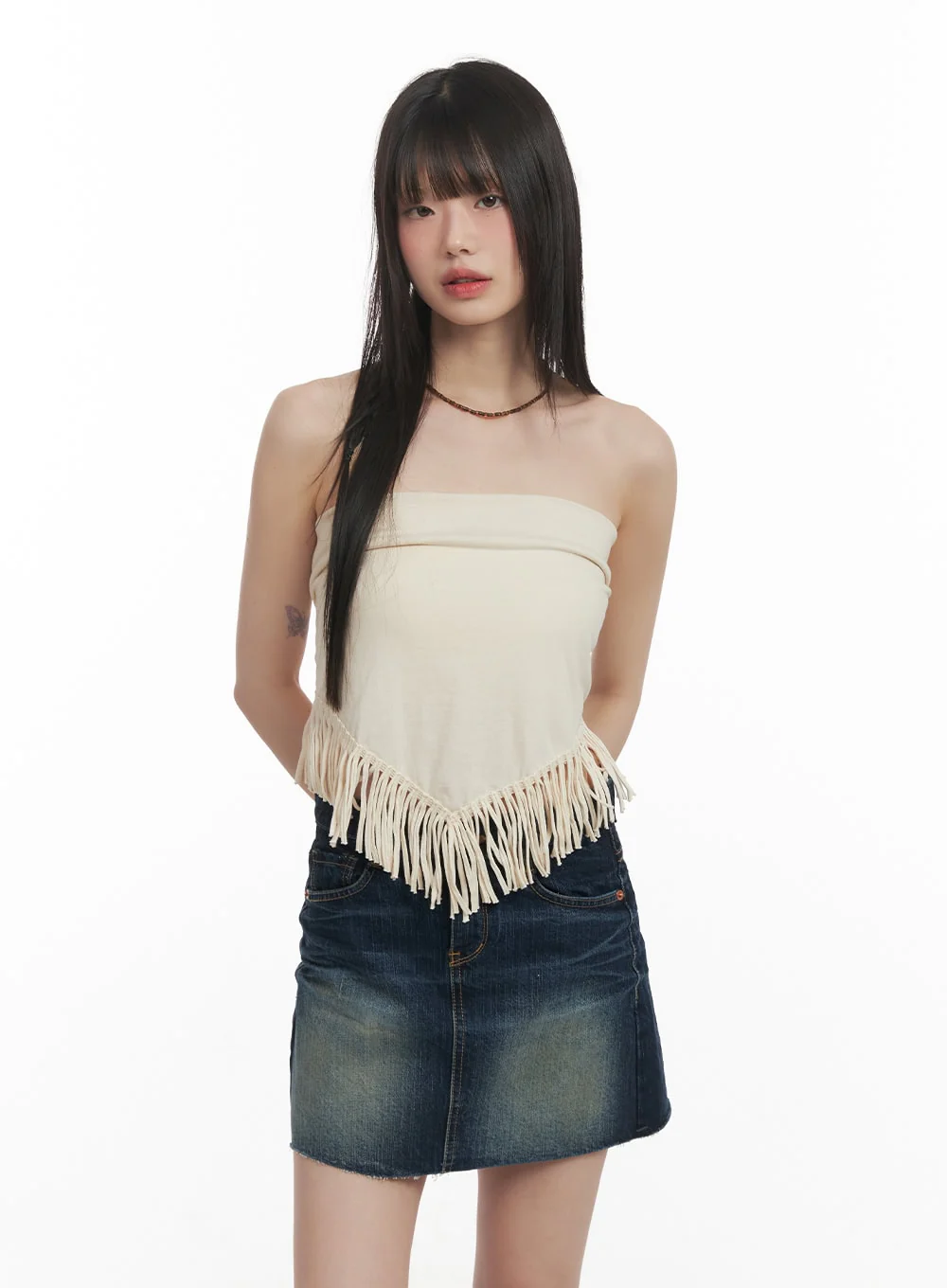 Fringe Tube Top CF518 - Image 11