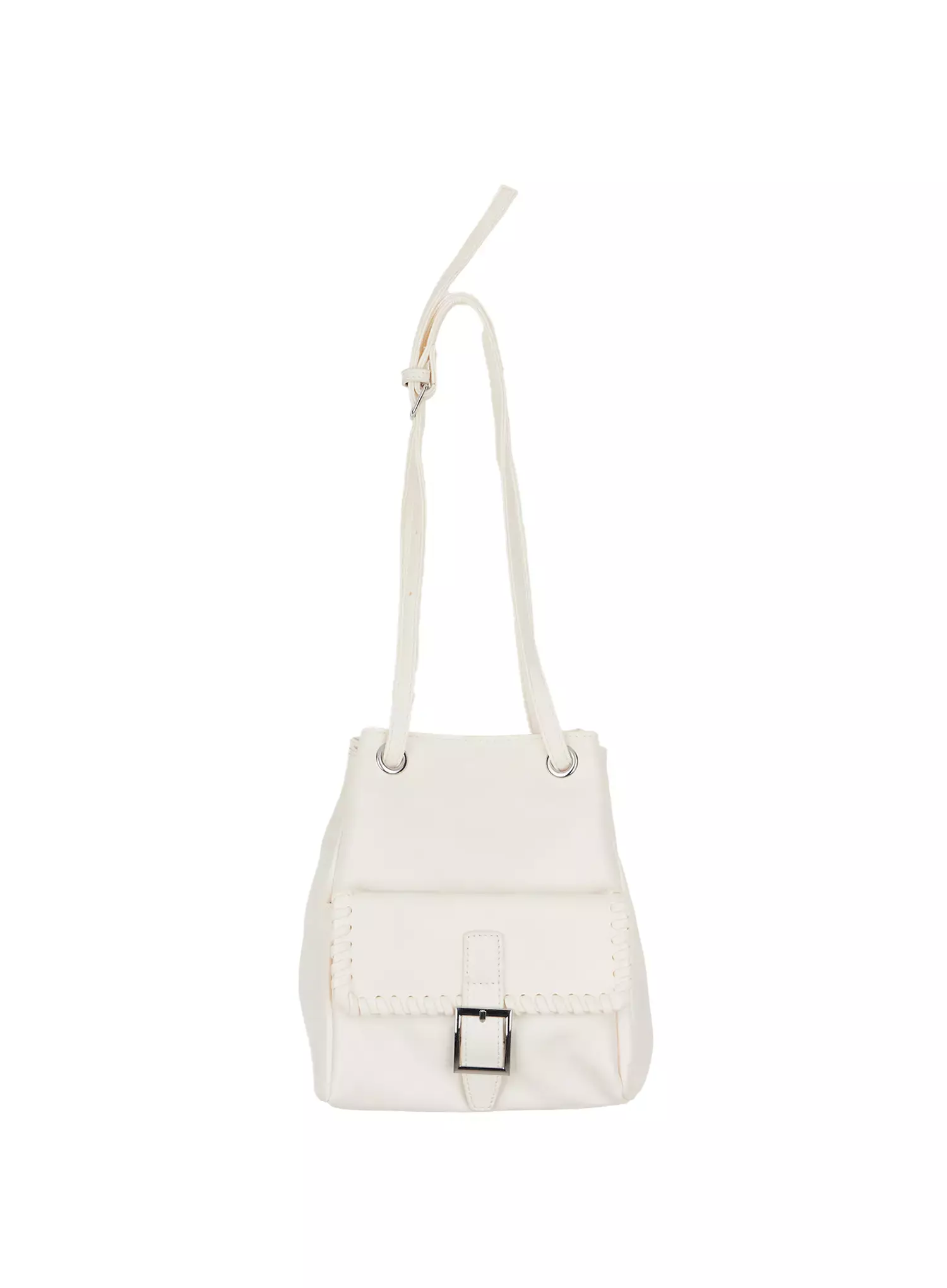 Front Pocket Drawstring Shoulder Bag IM509 - Image 9