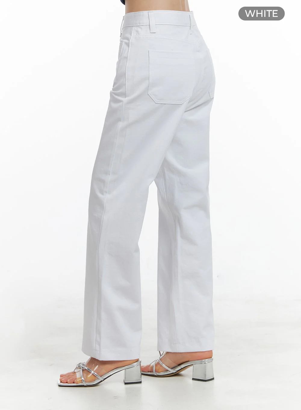 Front Pockets Straight Fit Pants OA419 - Image 6