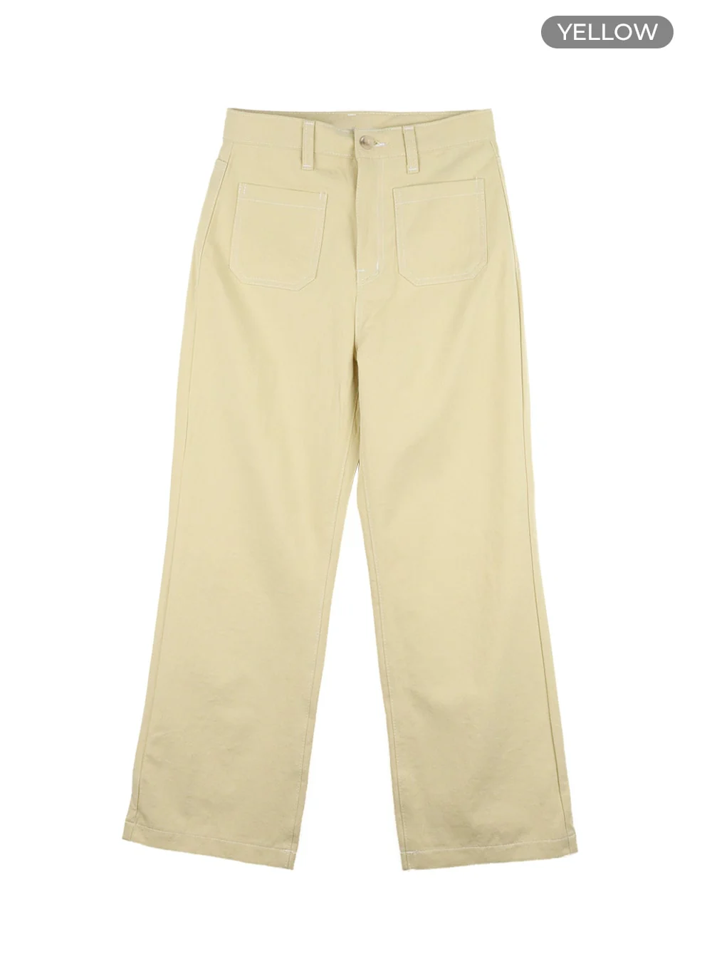 Front Pockets Straight Fit Pants OA419 - Image 7